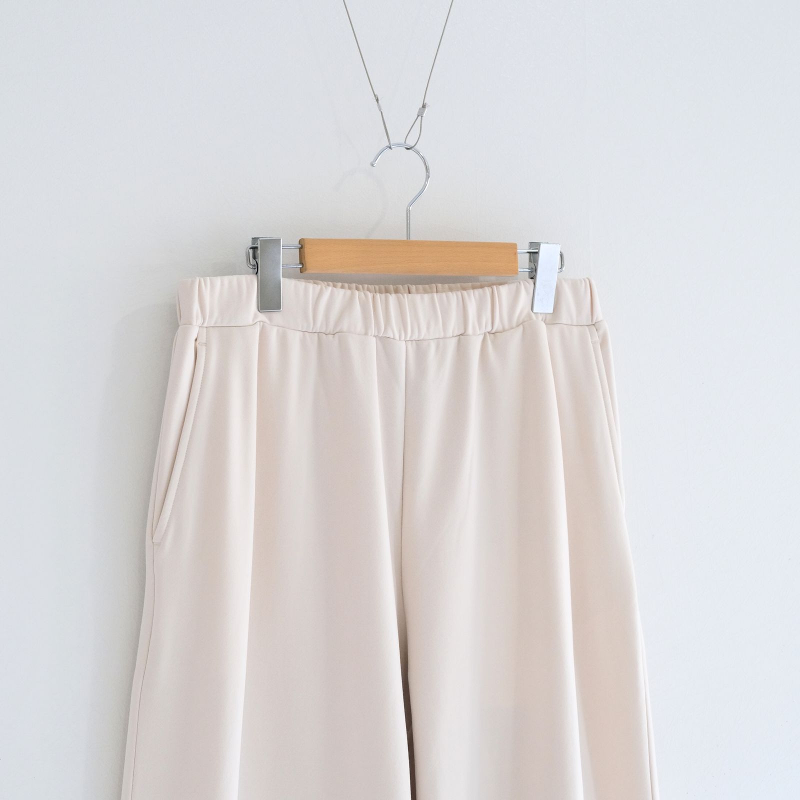 28G Cupro Easy Pants / パンツ / スウェット / WHITE(Oxford White)