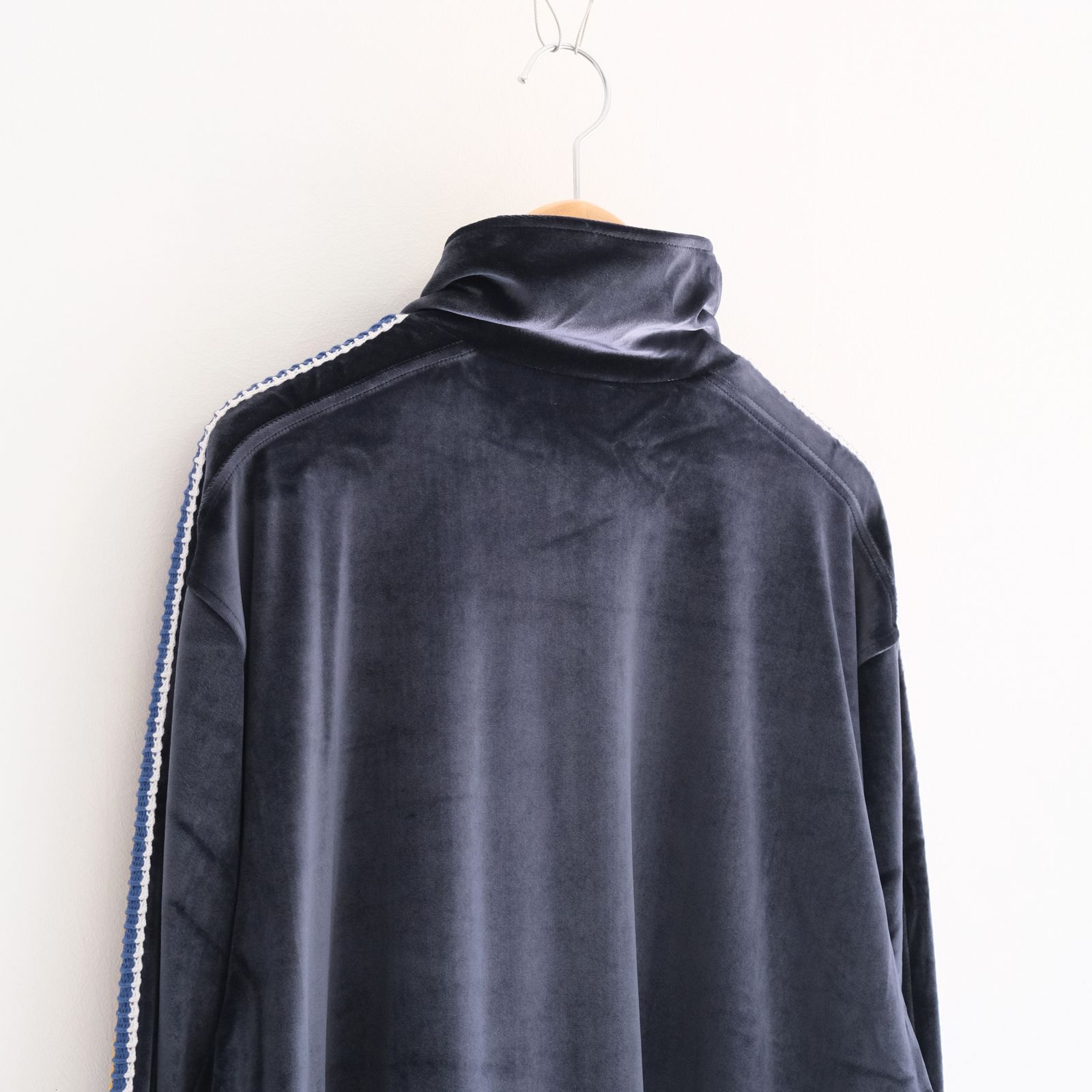 VELOUR TRACK JACKET（NAVY）