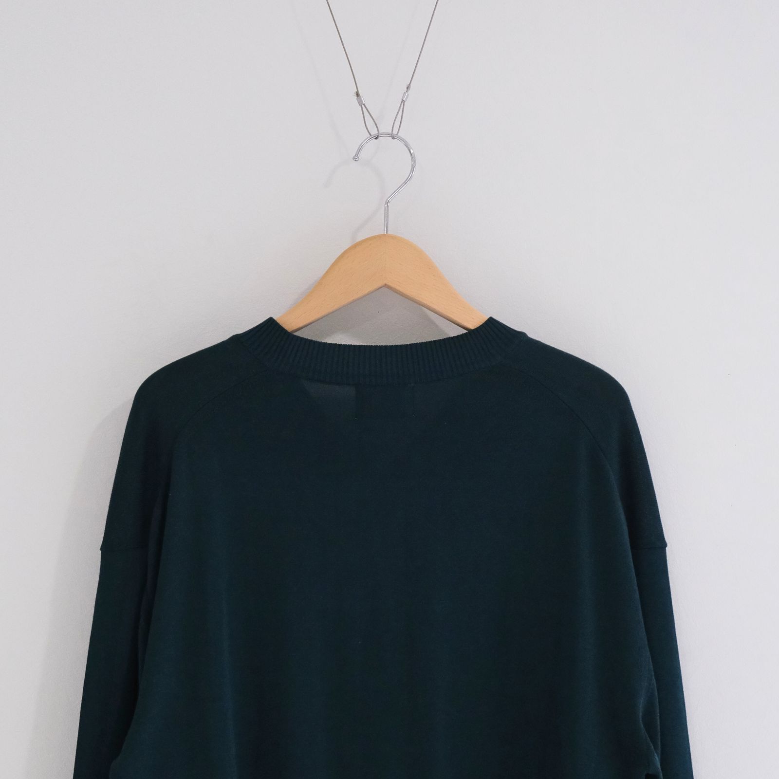 Current Silk V-neck Knit / ニット / Vネック / グリーン