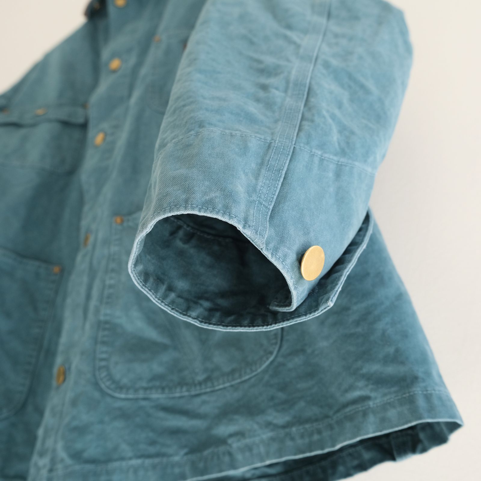 WAXED DUCK CHORE COAT / ジャケット / チョアコート / パラフィン加工 / ワックス / TEAL GREEN