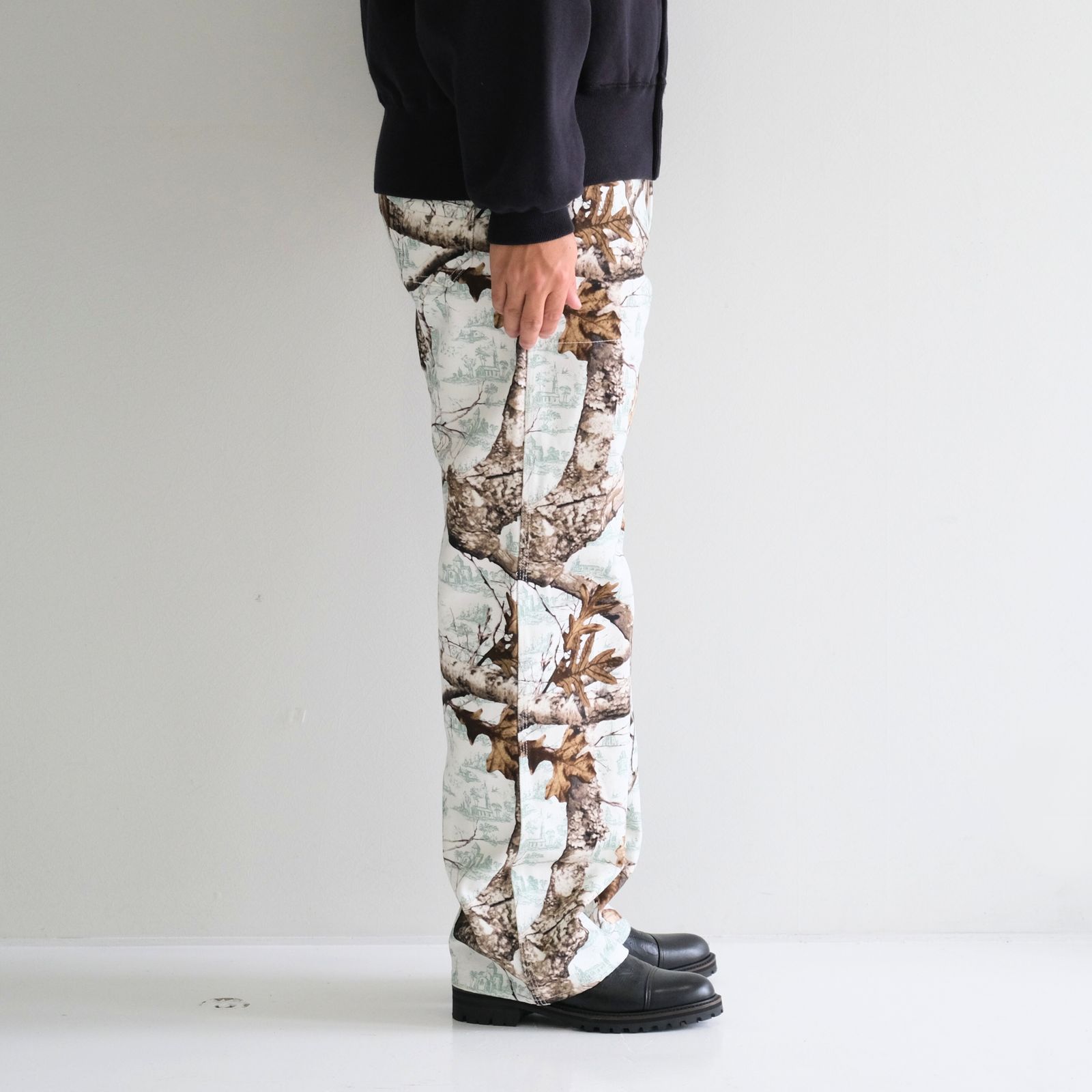 Cheese Camo Pants / パンツ / キャンバス地 / WHITE