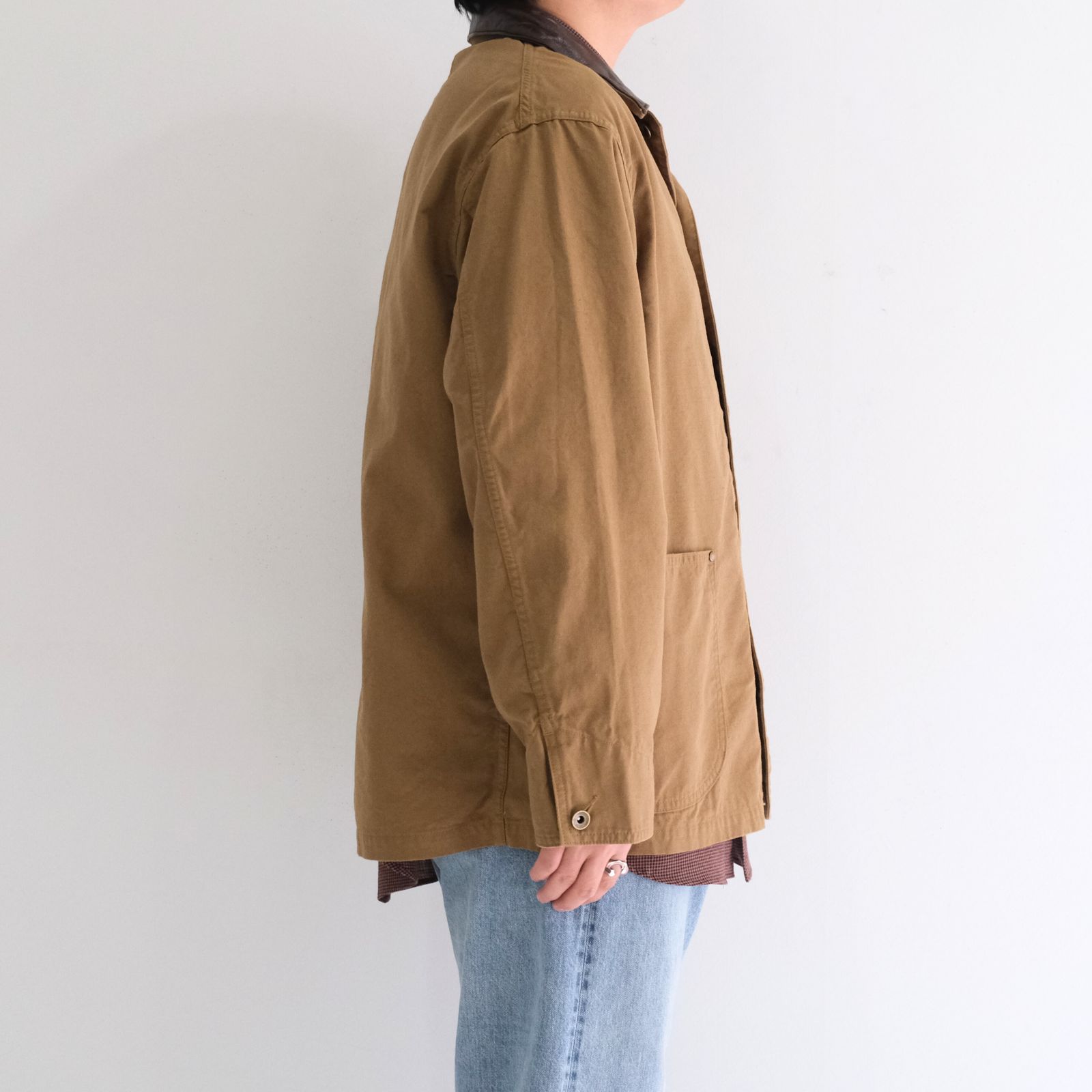 WASHED C/R/S DUCK COVERALL / ジャケット / カバーオール / KHAKI BEIGE