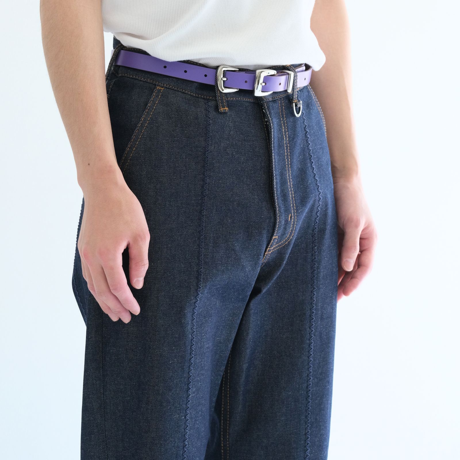 Rigiddenim Flared Pants / リジッドデニムフレアパンツ（Indigo）