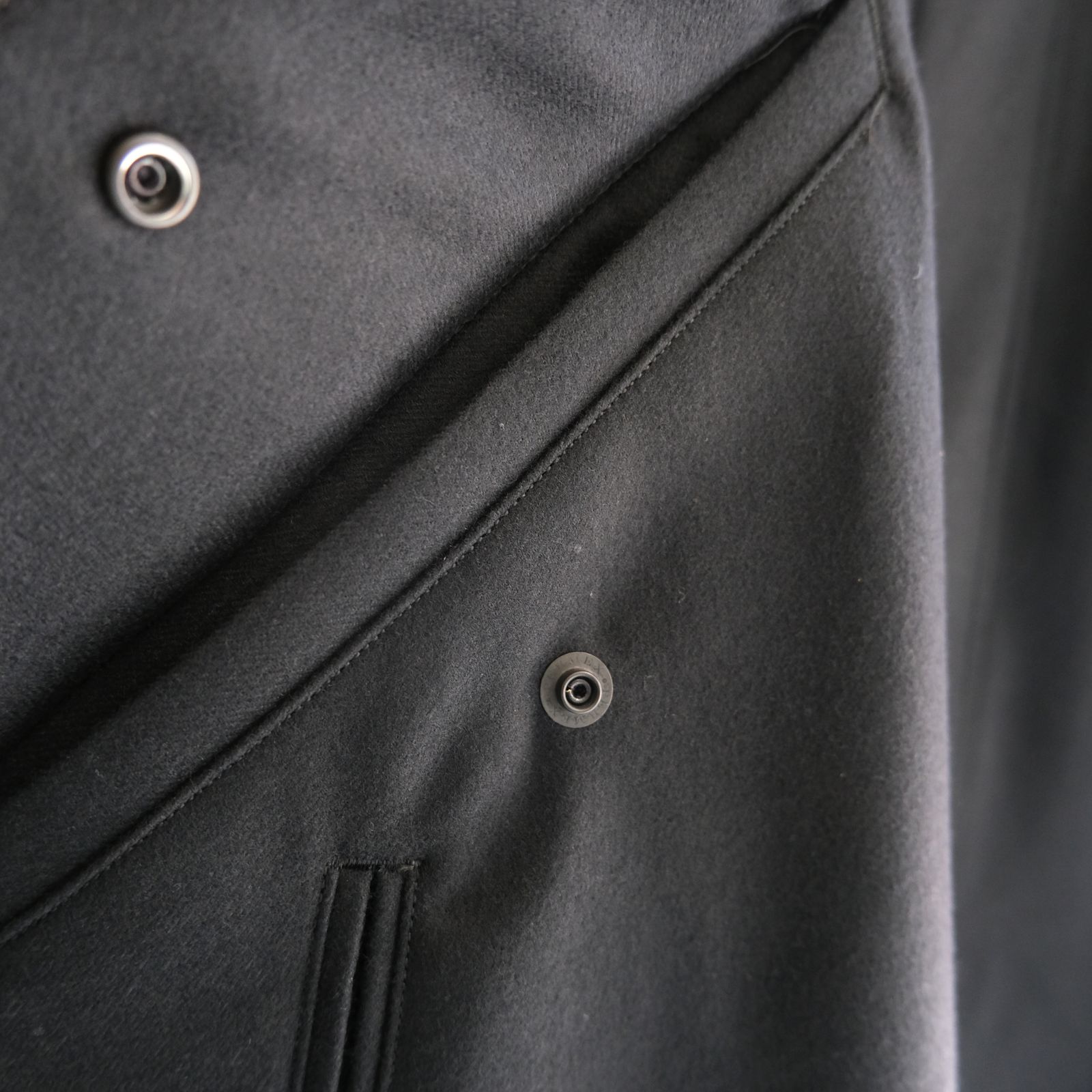 SUPER FINE LIGHT MELTON B/C FIELD COAT / コート /  / BLACK