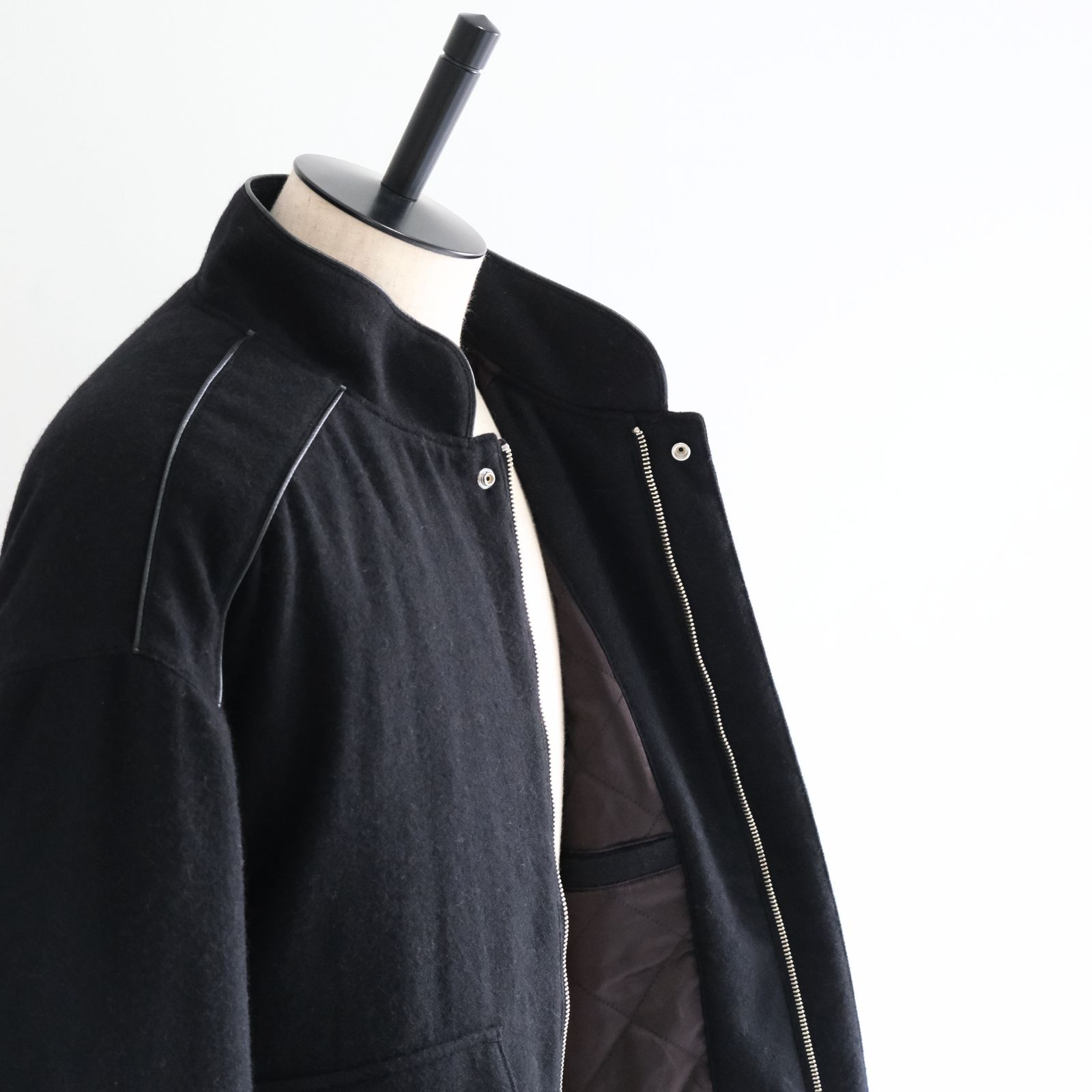 【残り1点】WOOL RACING BLOUSON（BLACK）