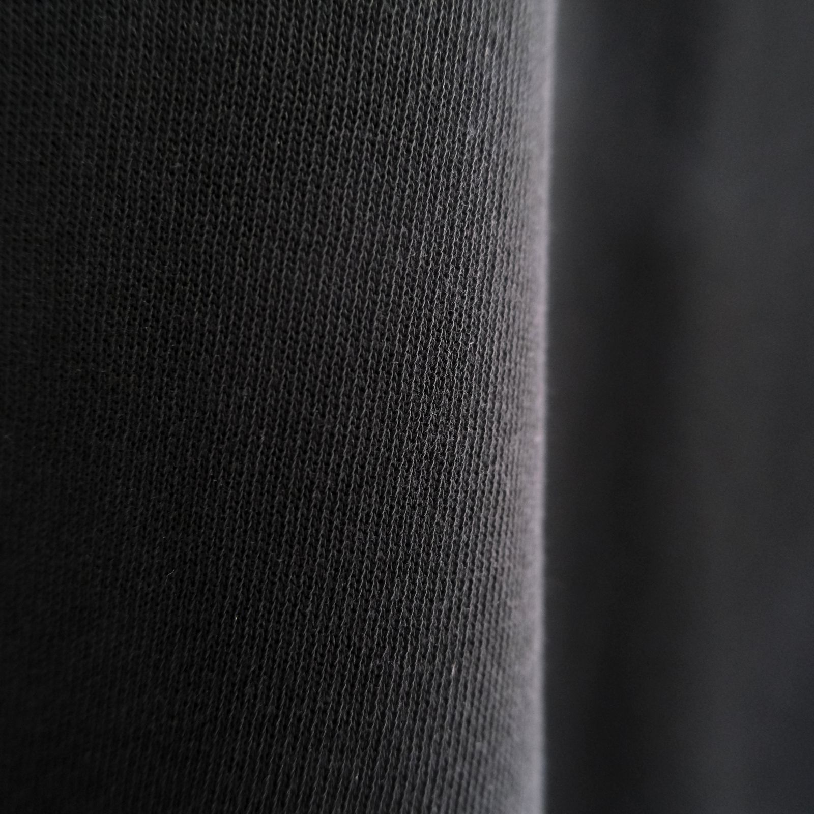 SOFT DRY SHORT LOOP TERRY SWEAT TEE （BLACK）