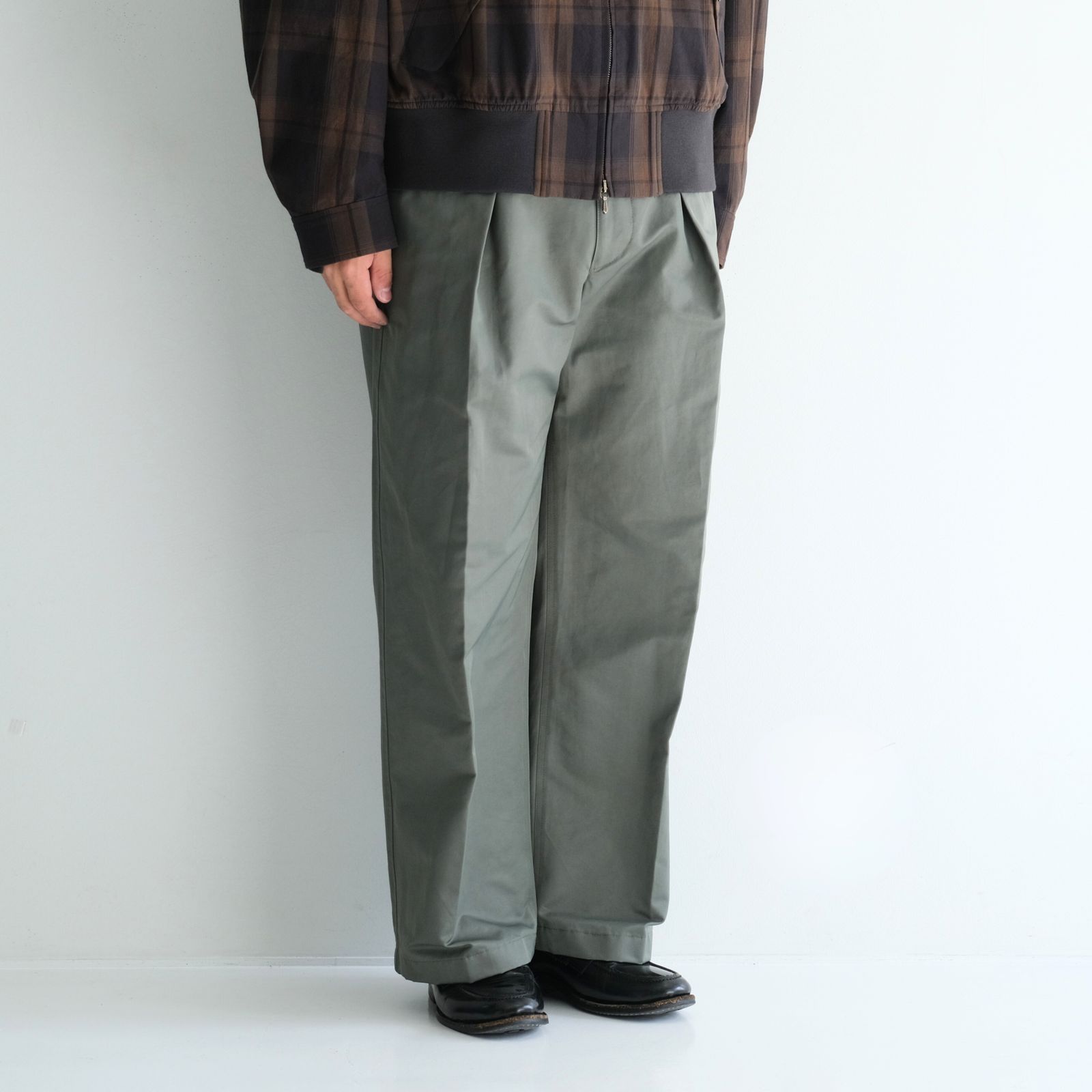 Recycle NC- Stam / パンツ / コットンナイロン / Luster khaki