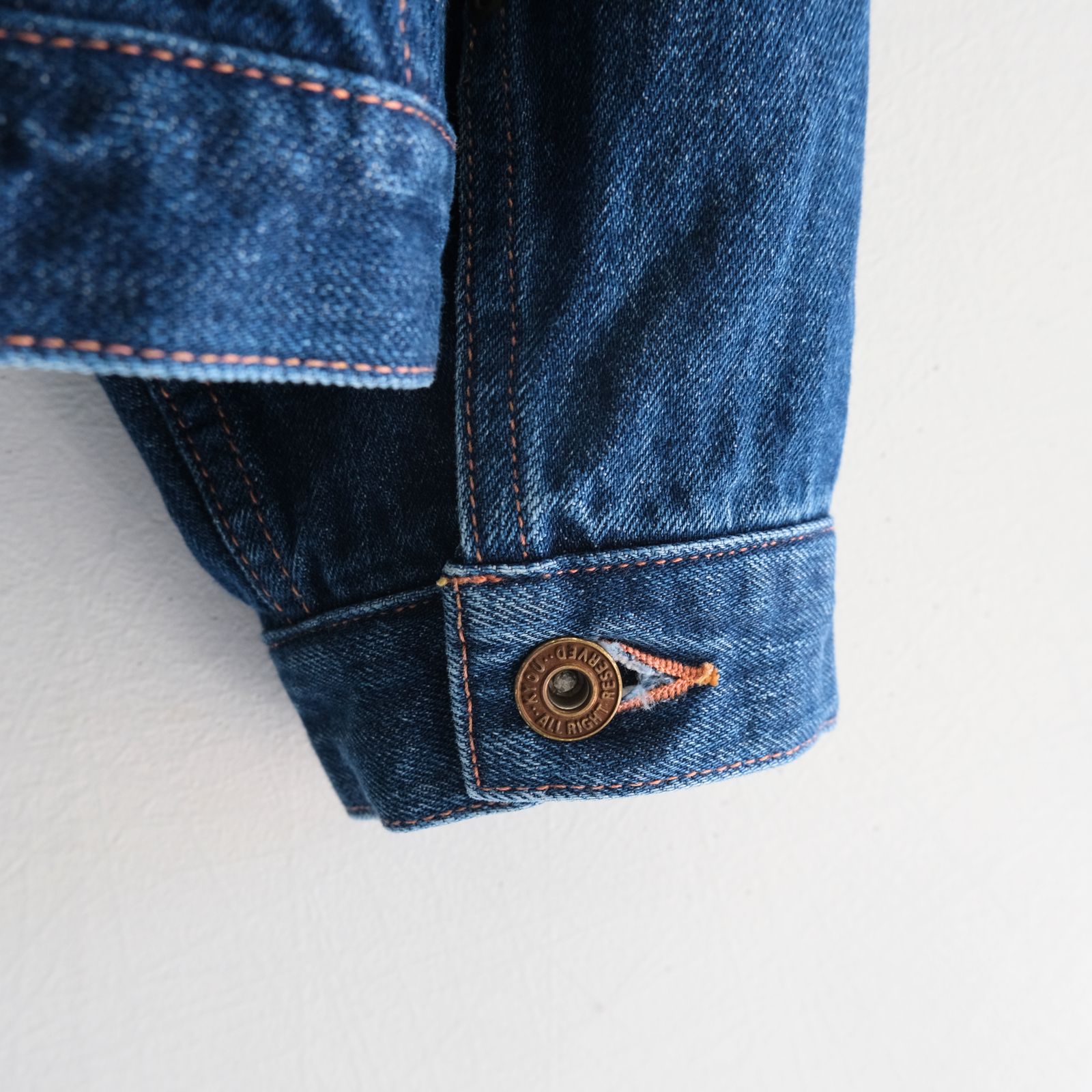 "ROEBUCK" Type-50s Hand Painted Jacket feat. MIO YAMAMOTO / 「ROEBUCK」タイプ50s ハンドペイントジャケット feat. ミオ ヤマモト（BLUE）