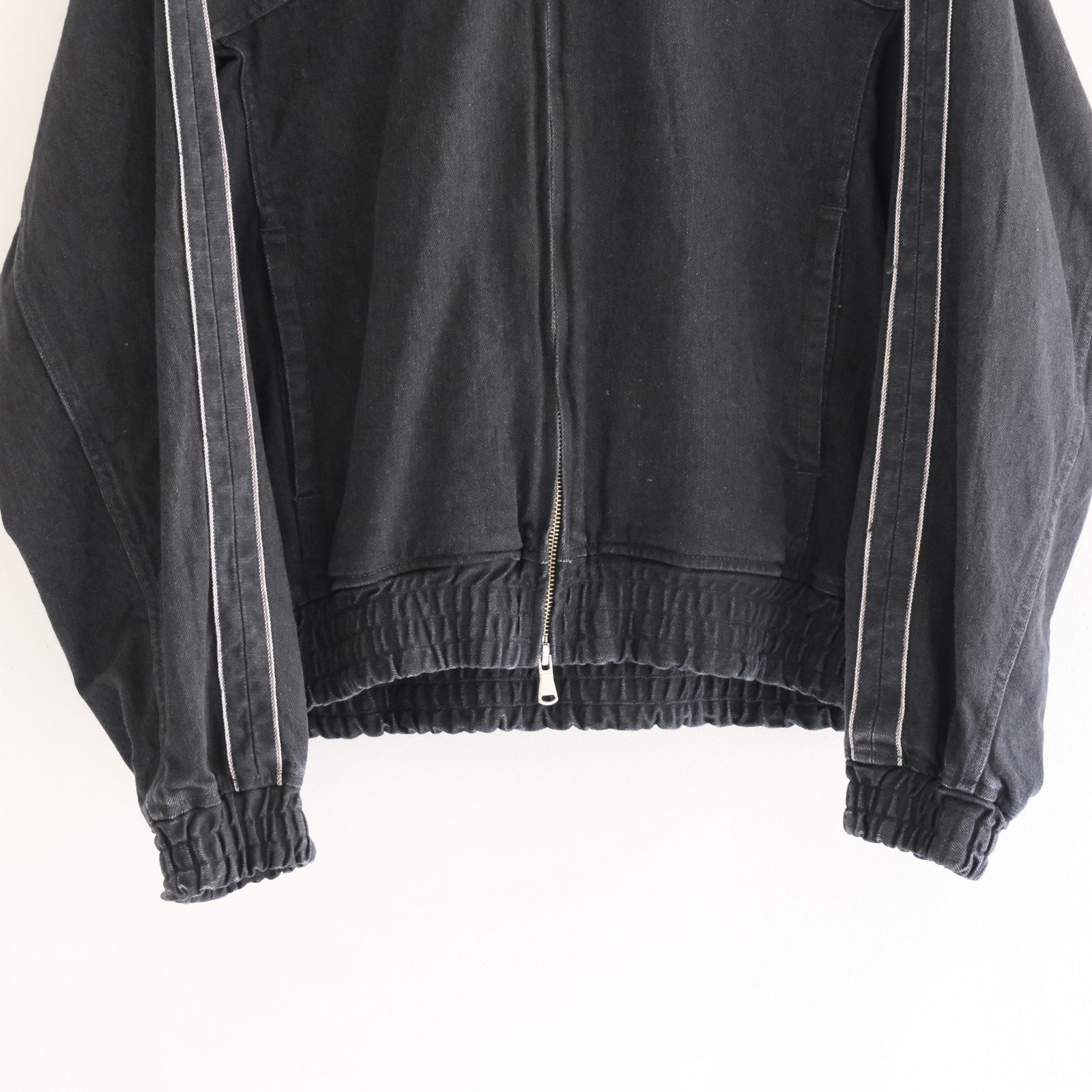 SELVAGE DENIM TRUCK JACKET / トラックジャケット / デニム / セルヴィッチ / BLACK WASH