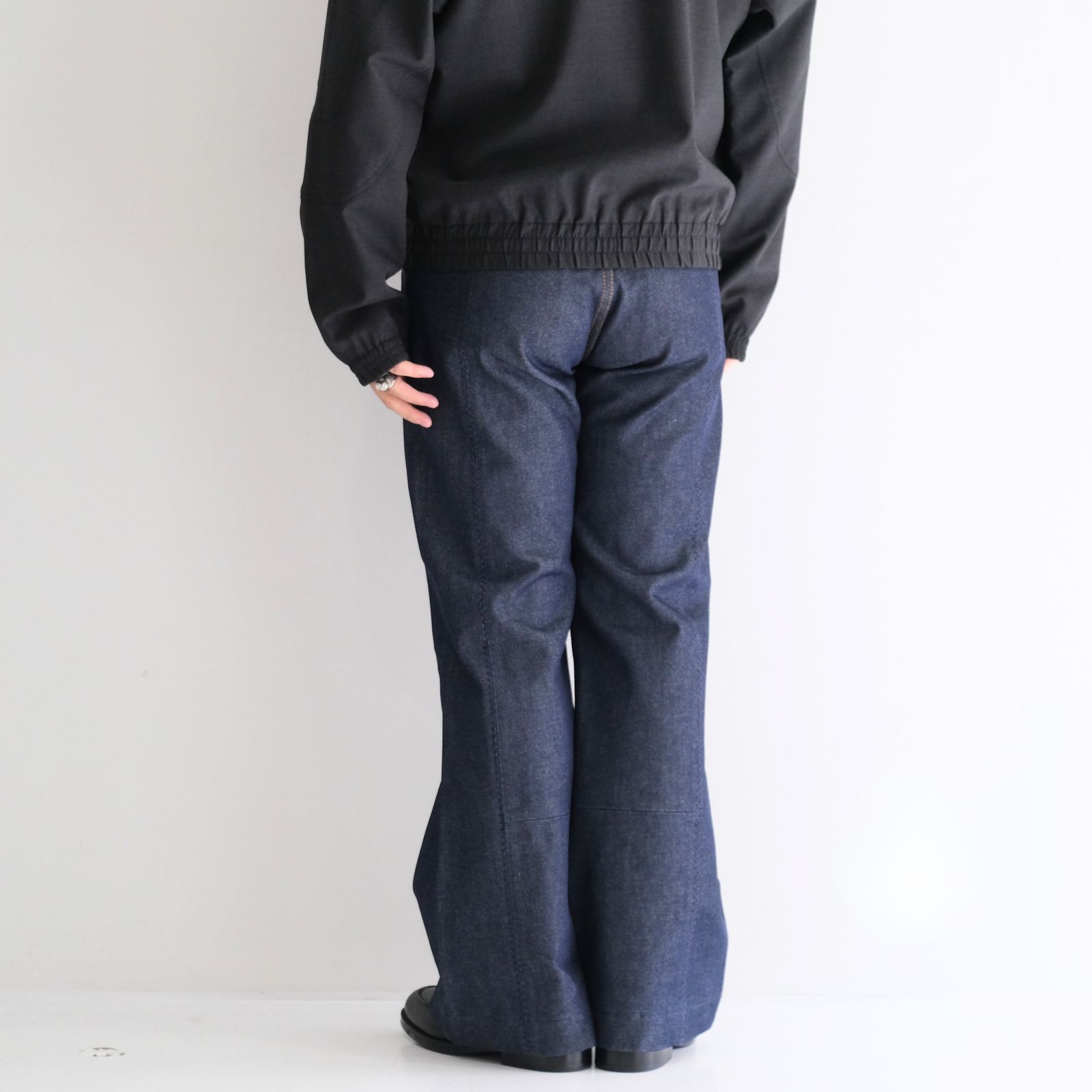 Rigiddenim Flared Pants / リジッドデニムフレアパンツ（Indigo）