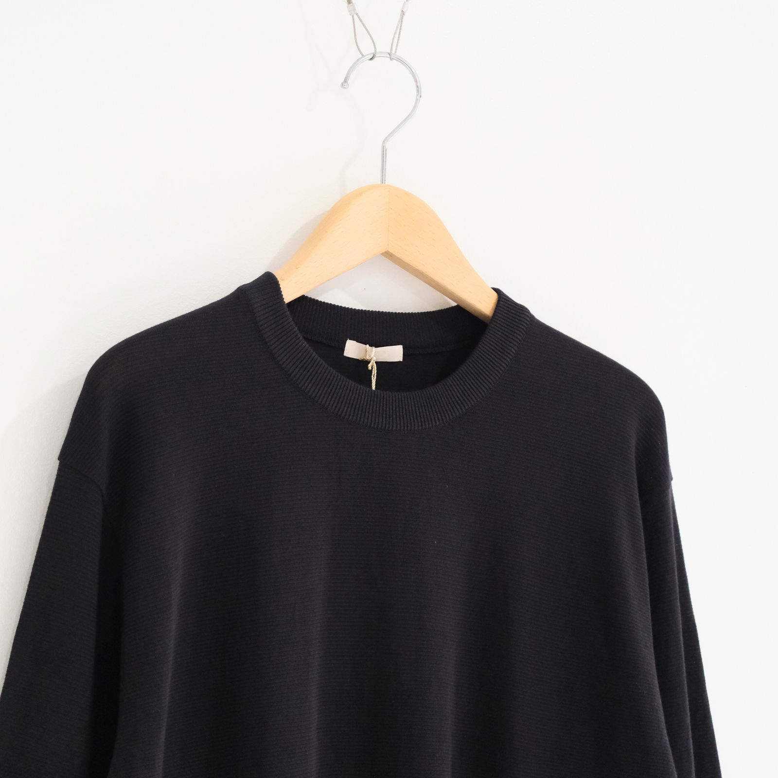 ULTERIOR - TWISTED COTTON KNIT PULLOVER / ニット / コットン