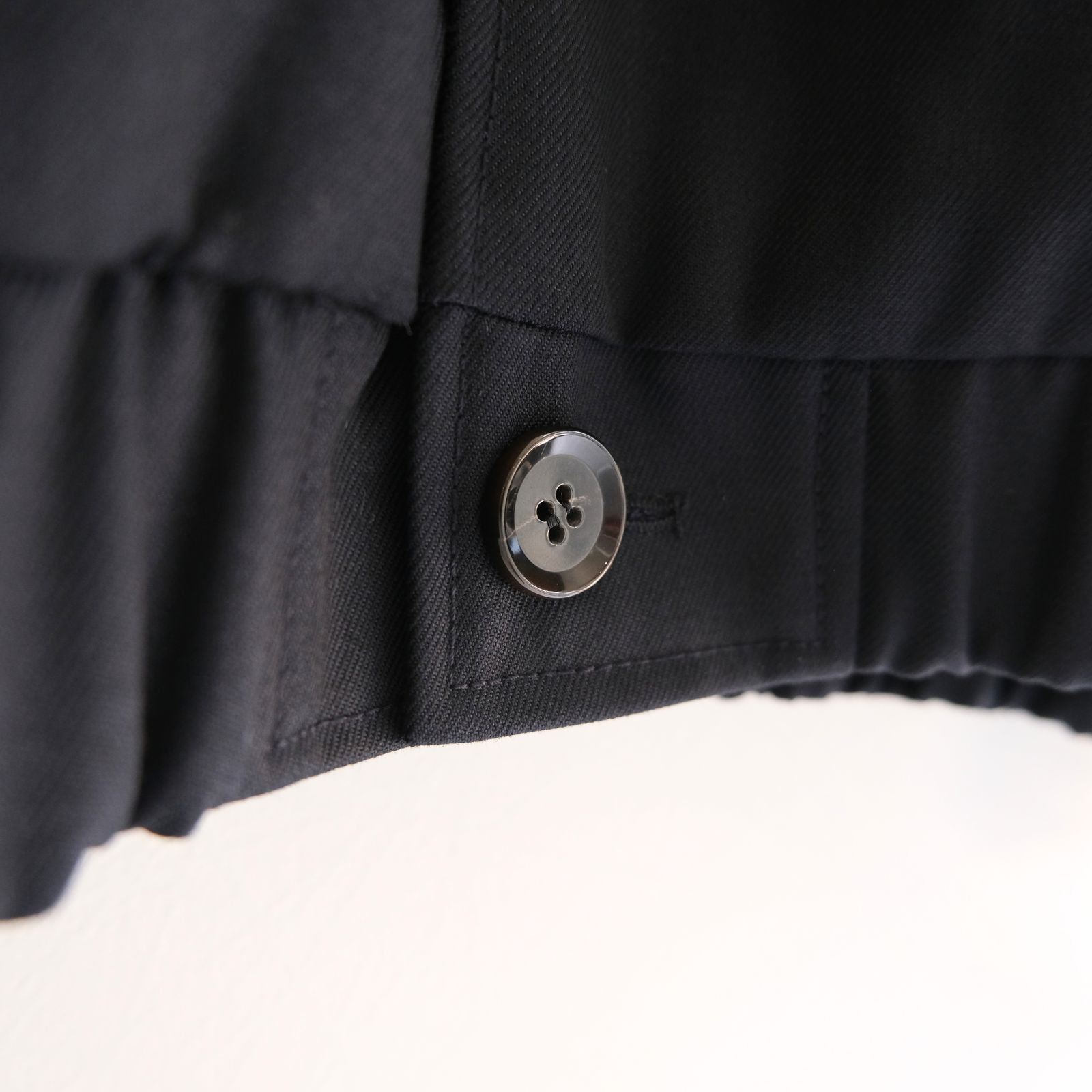 【残り1点】MESH WOOLEN RAGLAN BLOUSON（LIBERTY NAVY）