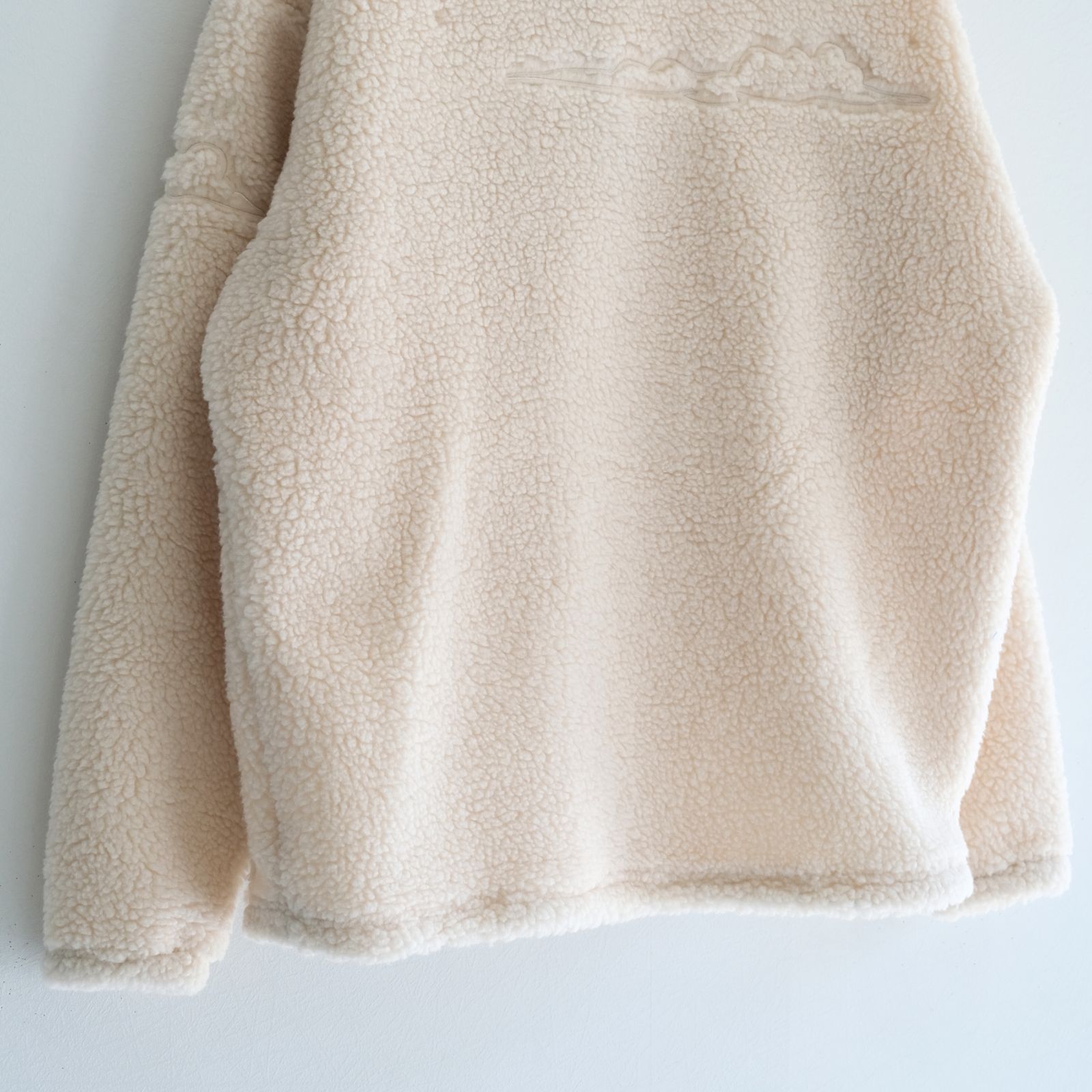 Grass Freece jacket / ジャケット / プルオーバー / フリース / Porlatec / WHITE