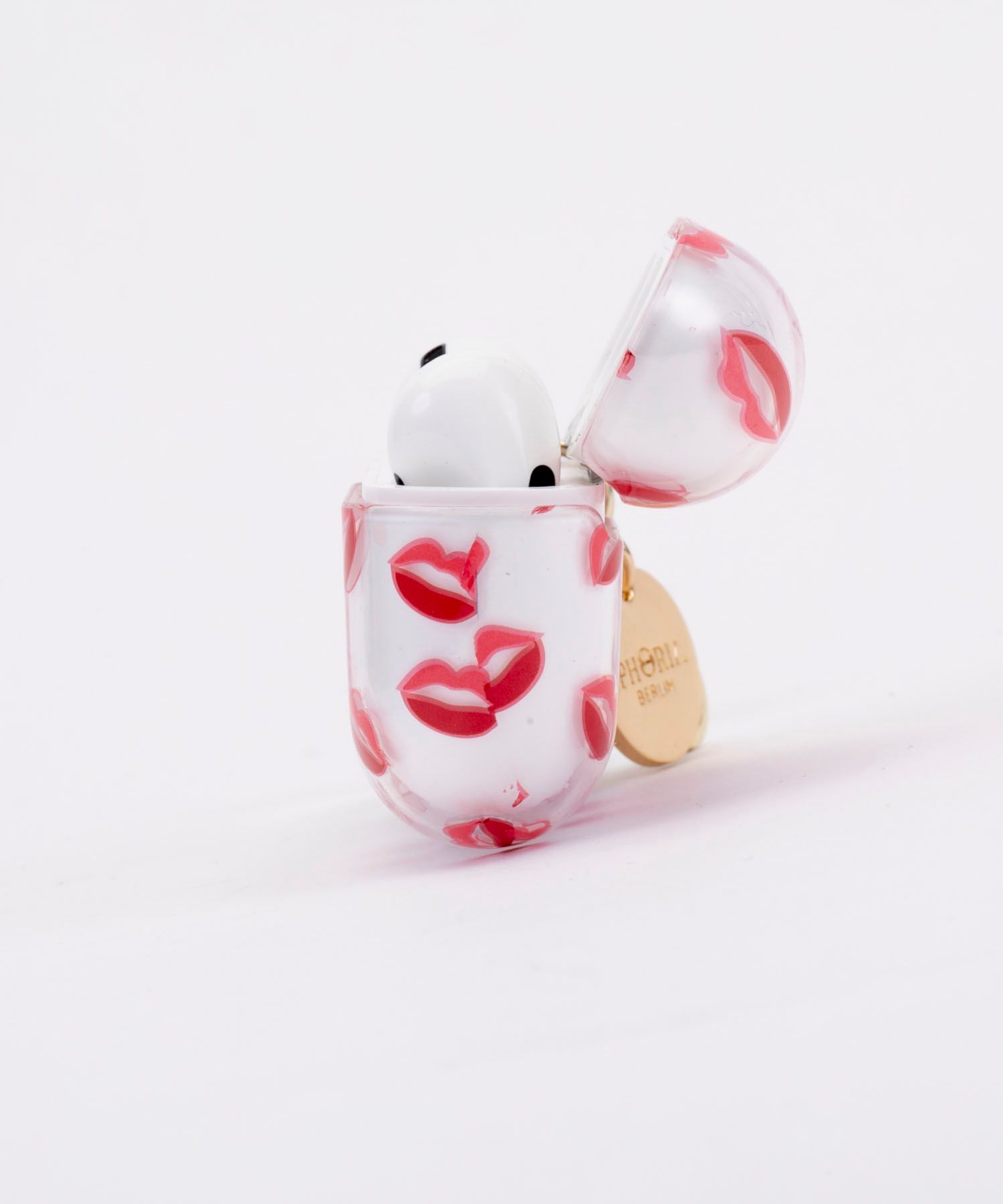 Key Chain Airpods Pro Case - Lips Print