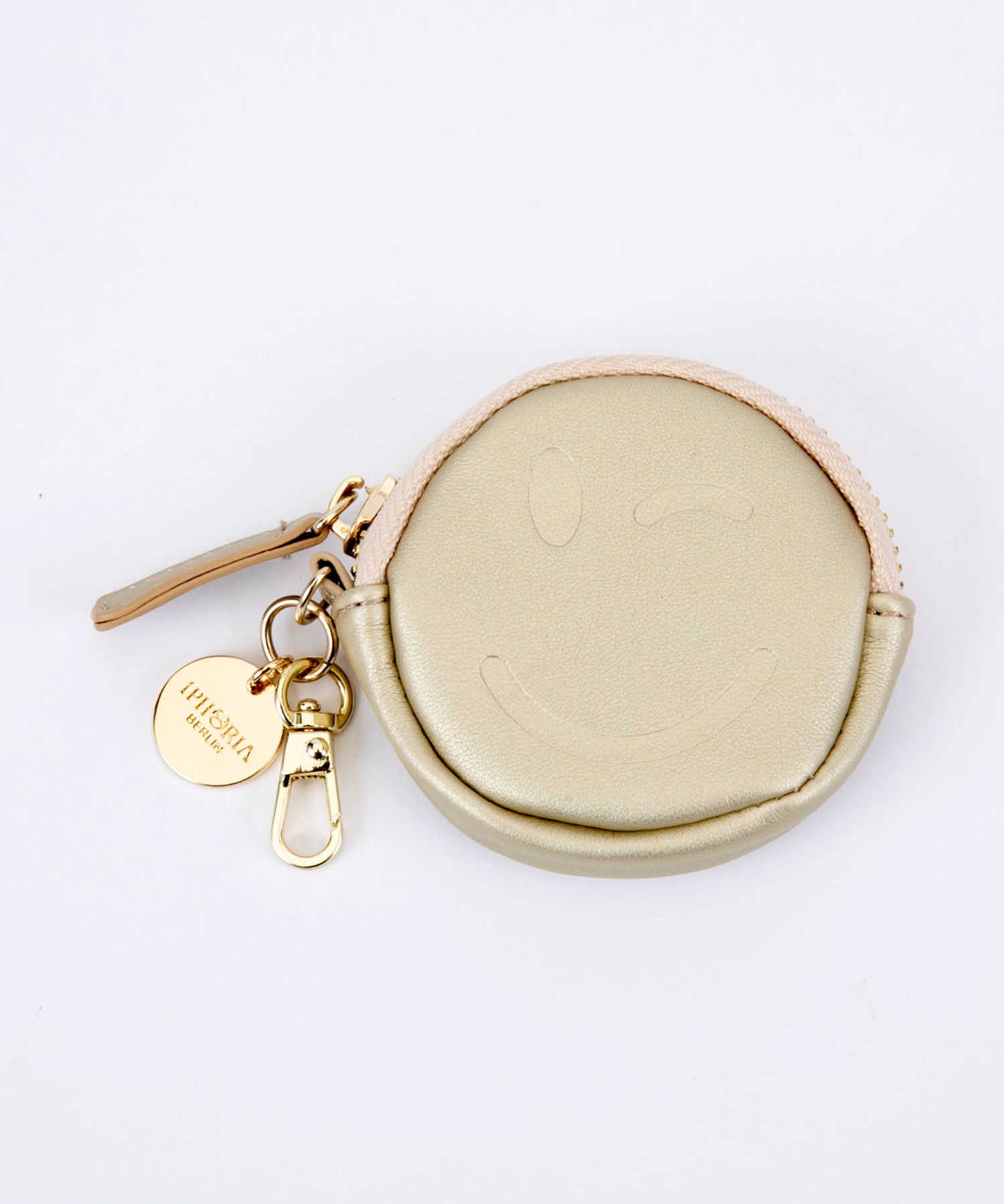 Coin Wallet - golden Smiley