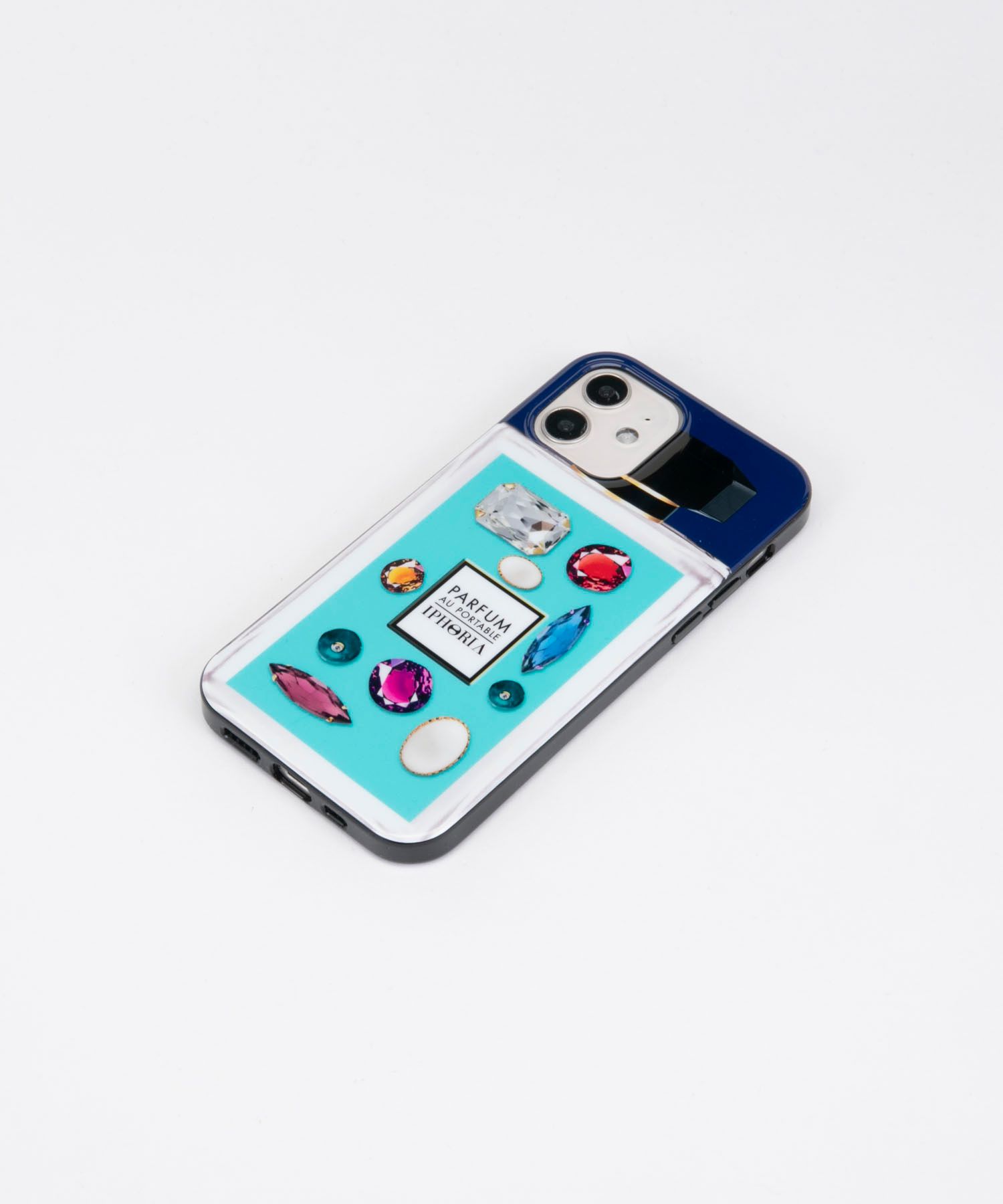 Case for Apple iPhone 12/12 Pro - Perfume Mint Rhinestones
