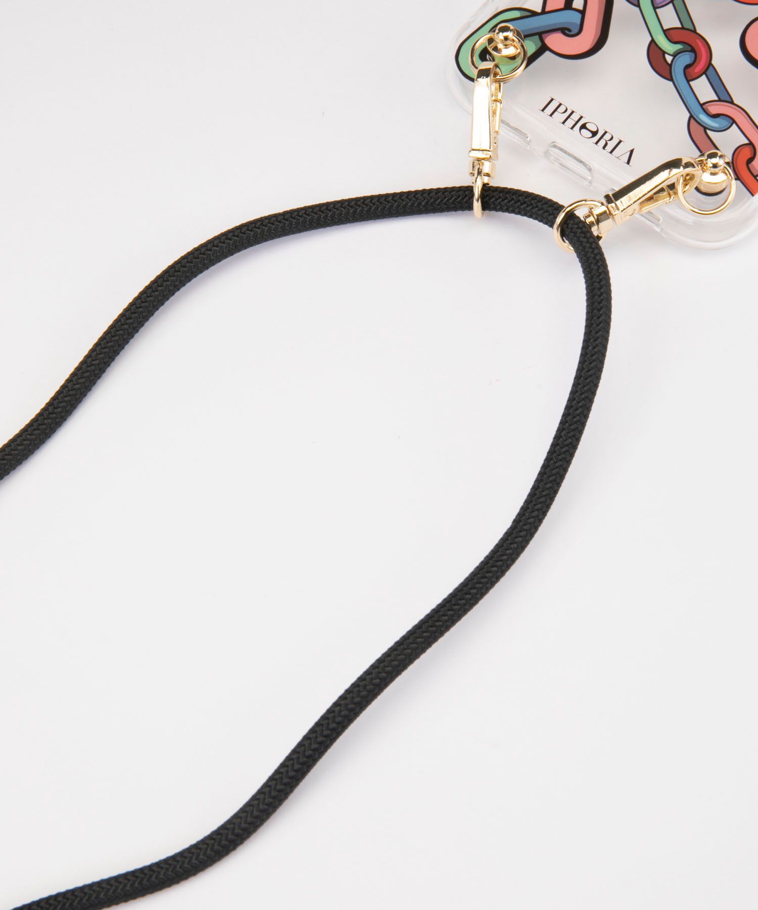 Necklace Case for Apple iPhone 11 - Transparent Colorful Chains