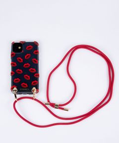 Necklace Case for Apple iPhone 11 - Transparent Lips