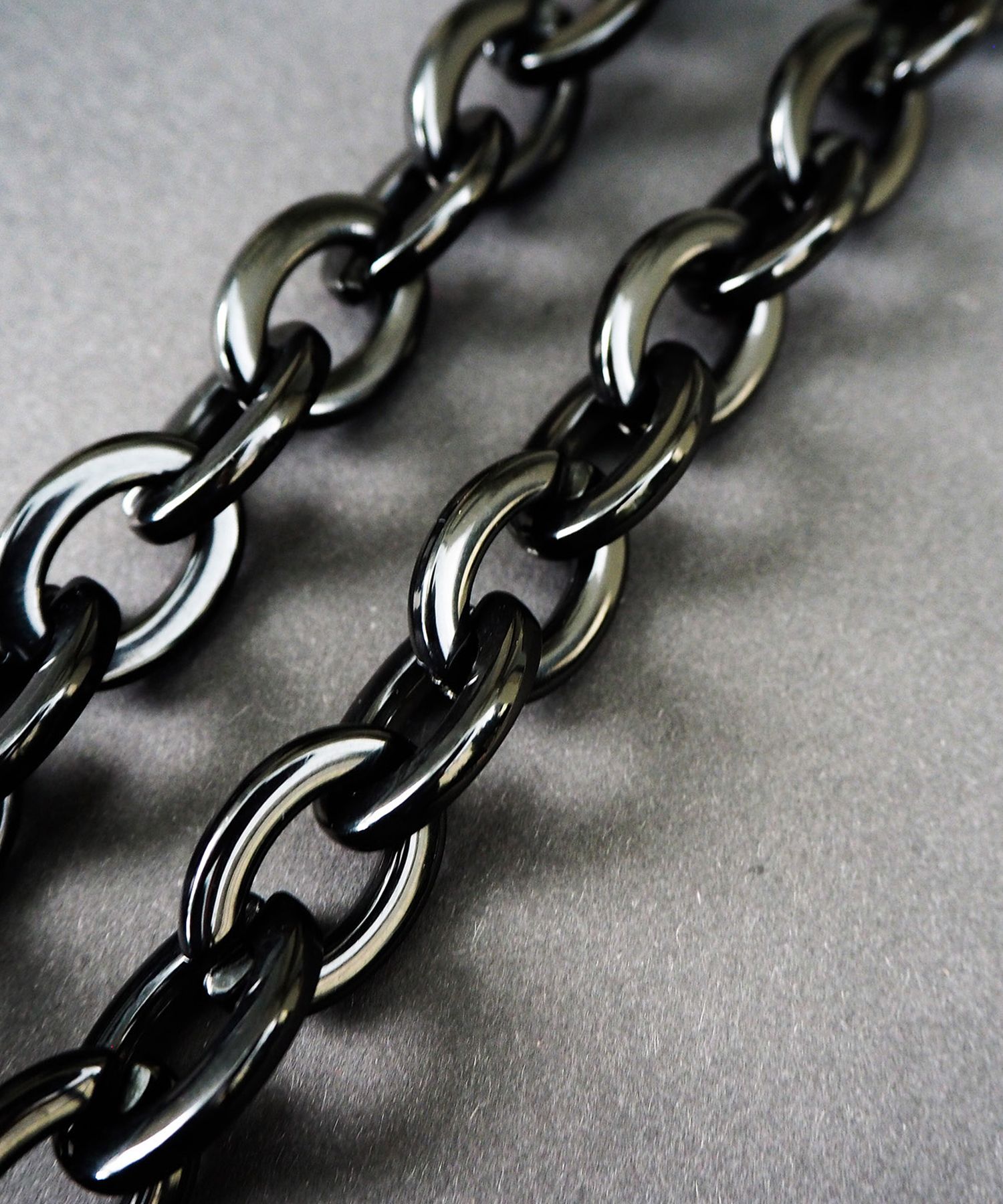 Glasses Strap - Black Chain with Logo Plate