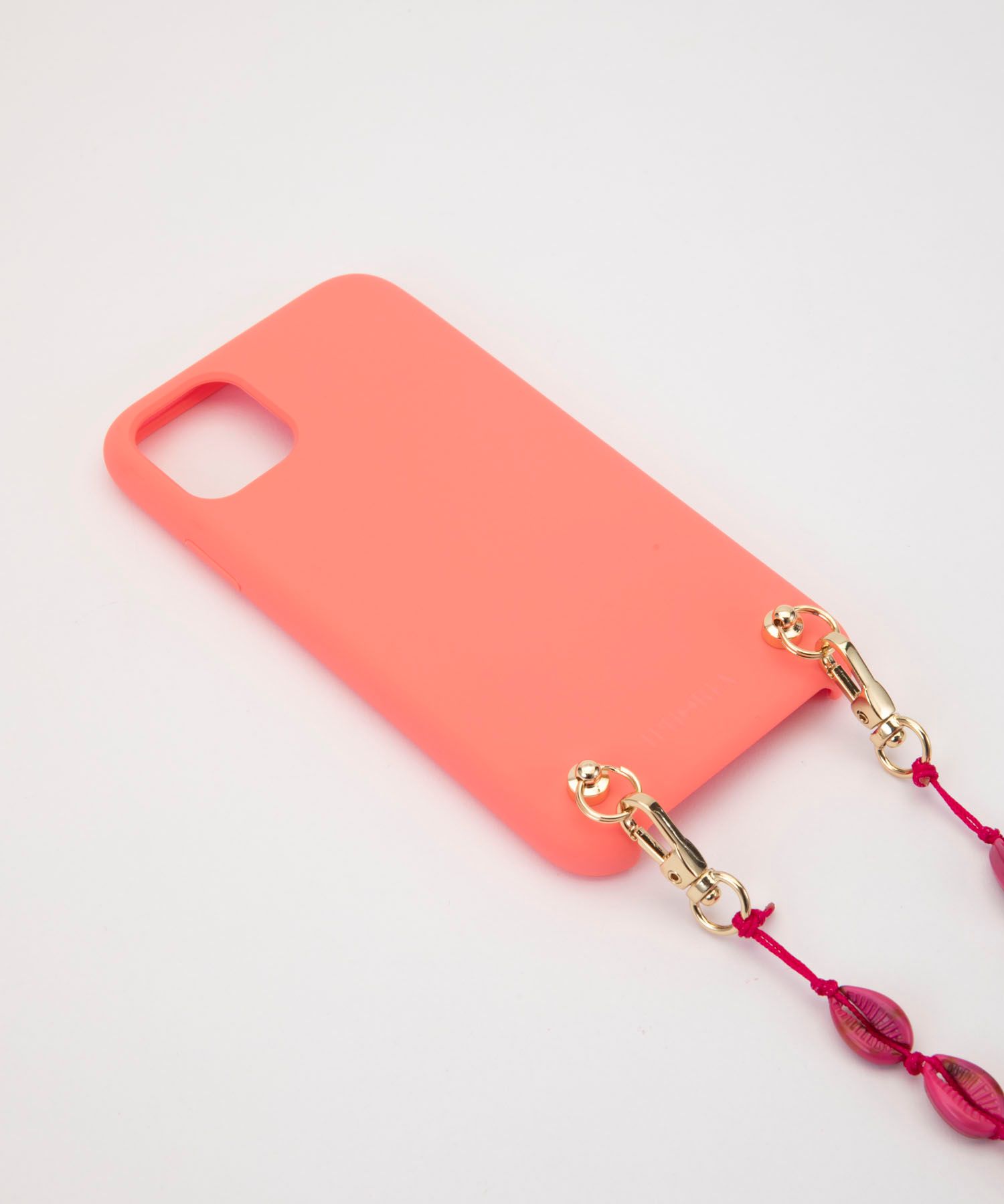 Soft Touch Necklace Case for Apple iPhone 11 - Coral Seashells