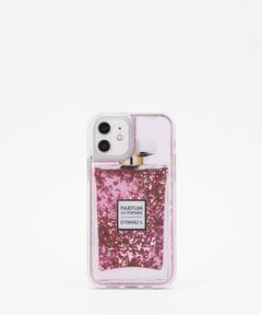 Liquid Case for Apple iPhone 12/12 Pro - Parfume au Portable Red Glitter