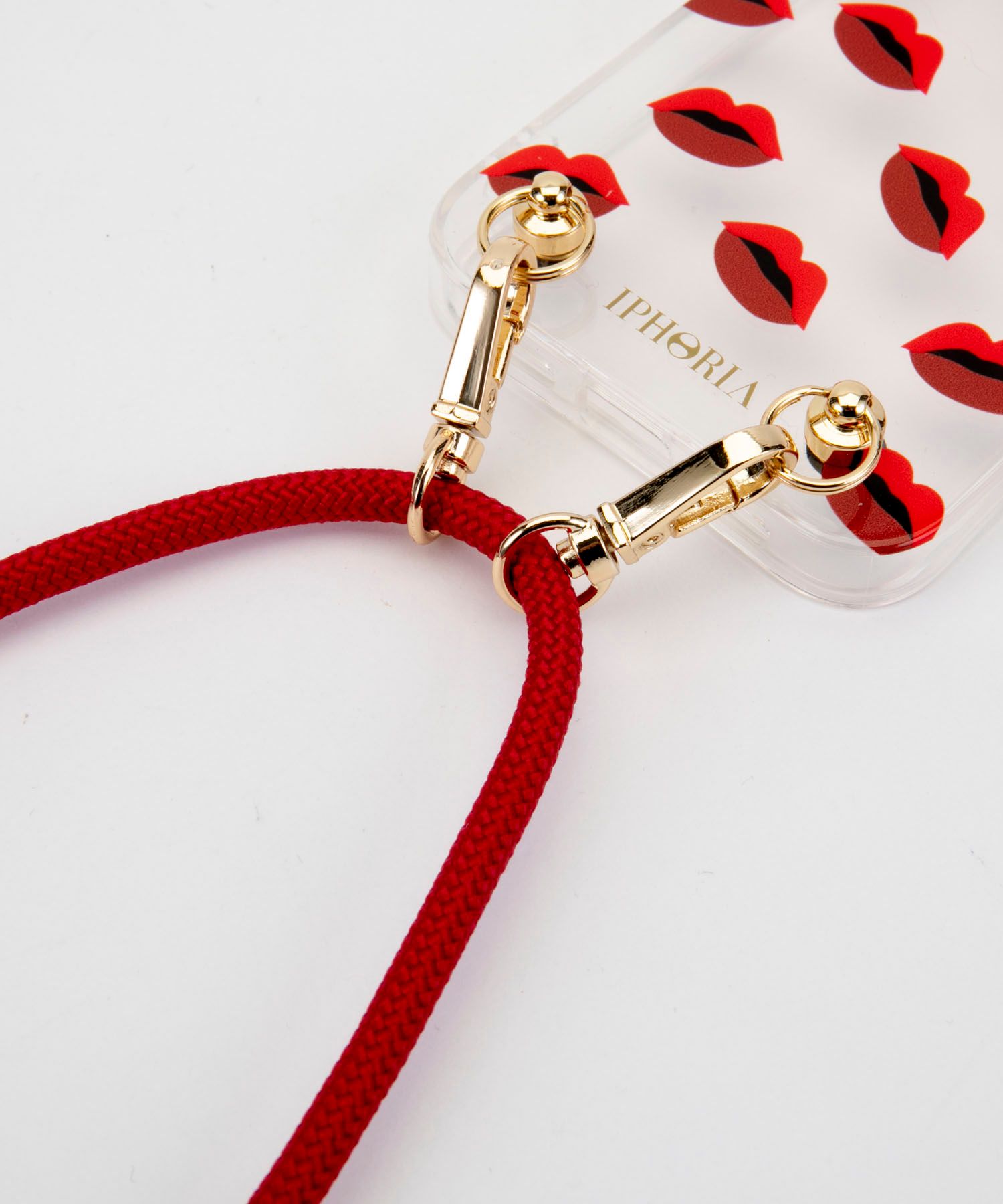 Necklace Case for Apple iPhone 12 mini - Transparent Lips