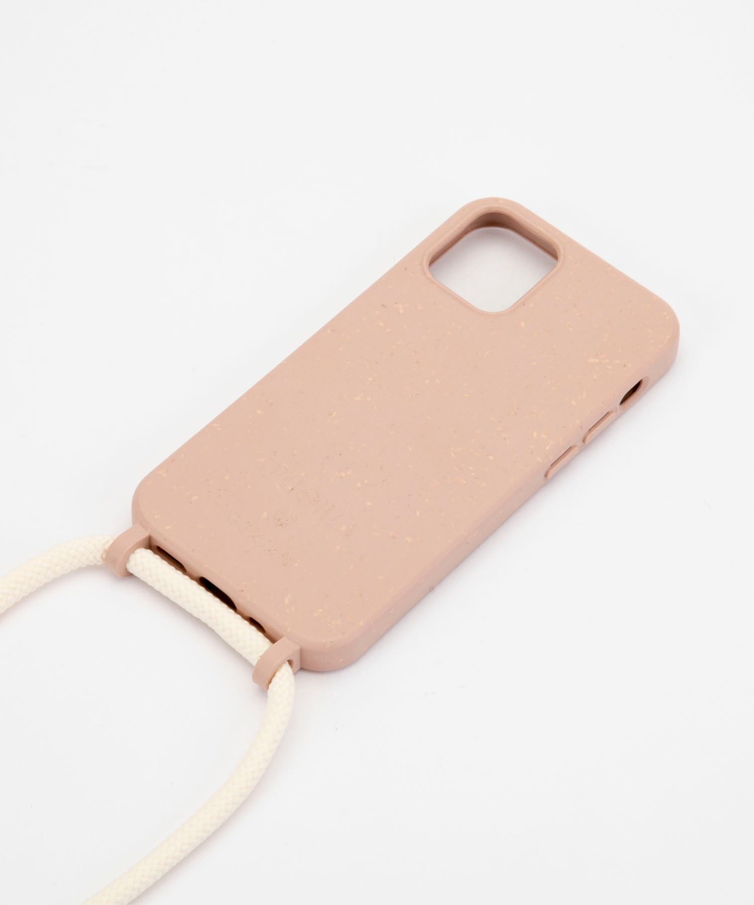 BIO Necklace Case for Apple iPhone 12 mini - Zero Waste Nude