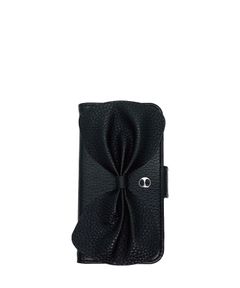 Black Bow Book Case for iPhone 12 mini
