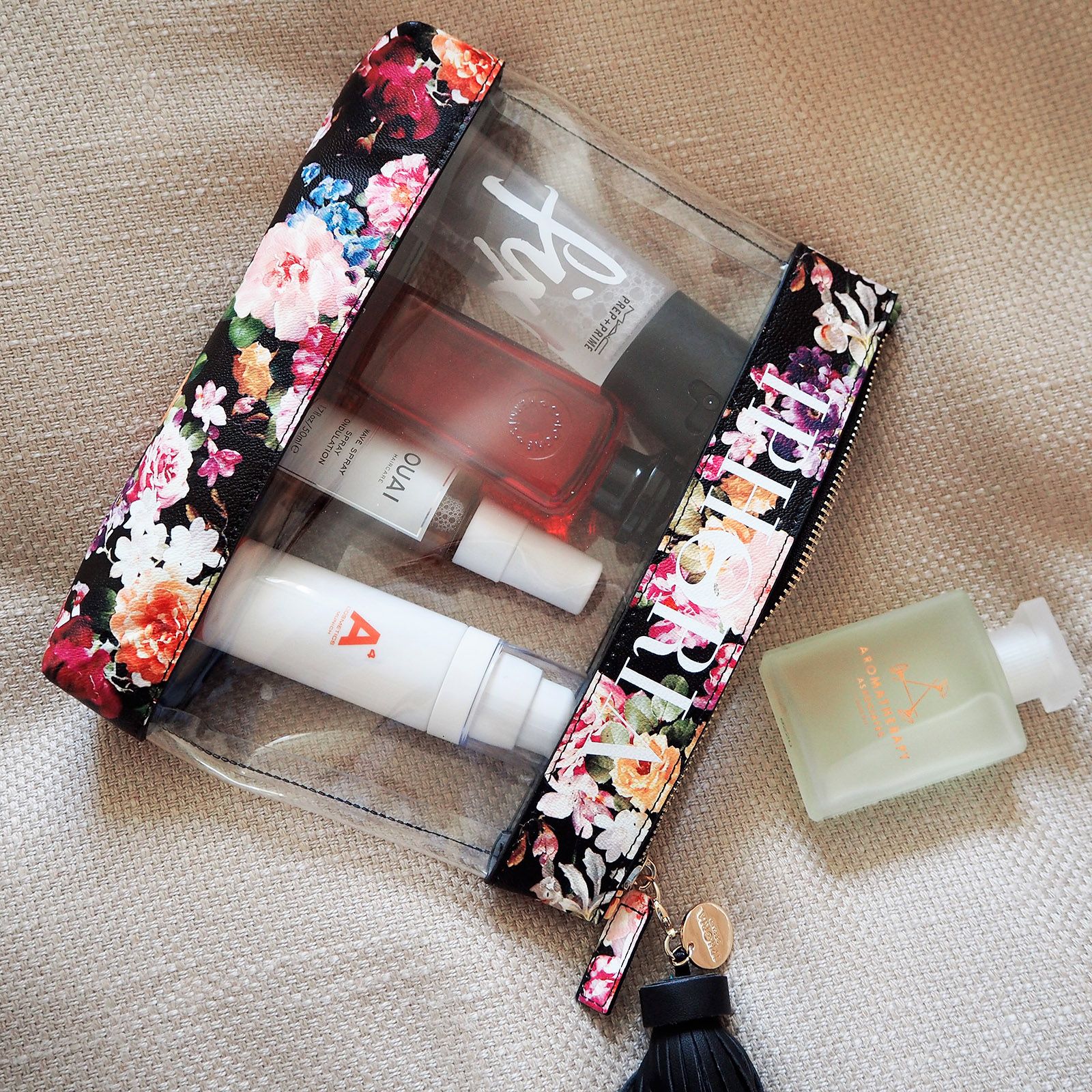 Inflight Bag - Dark Flowers
