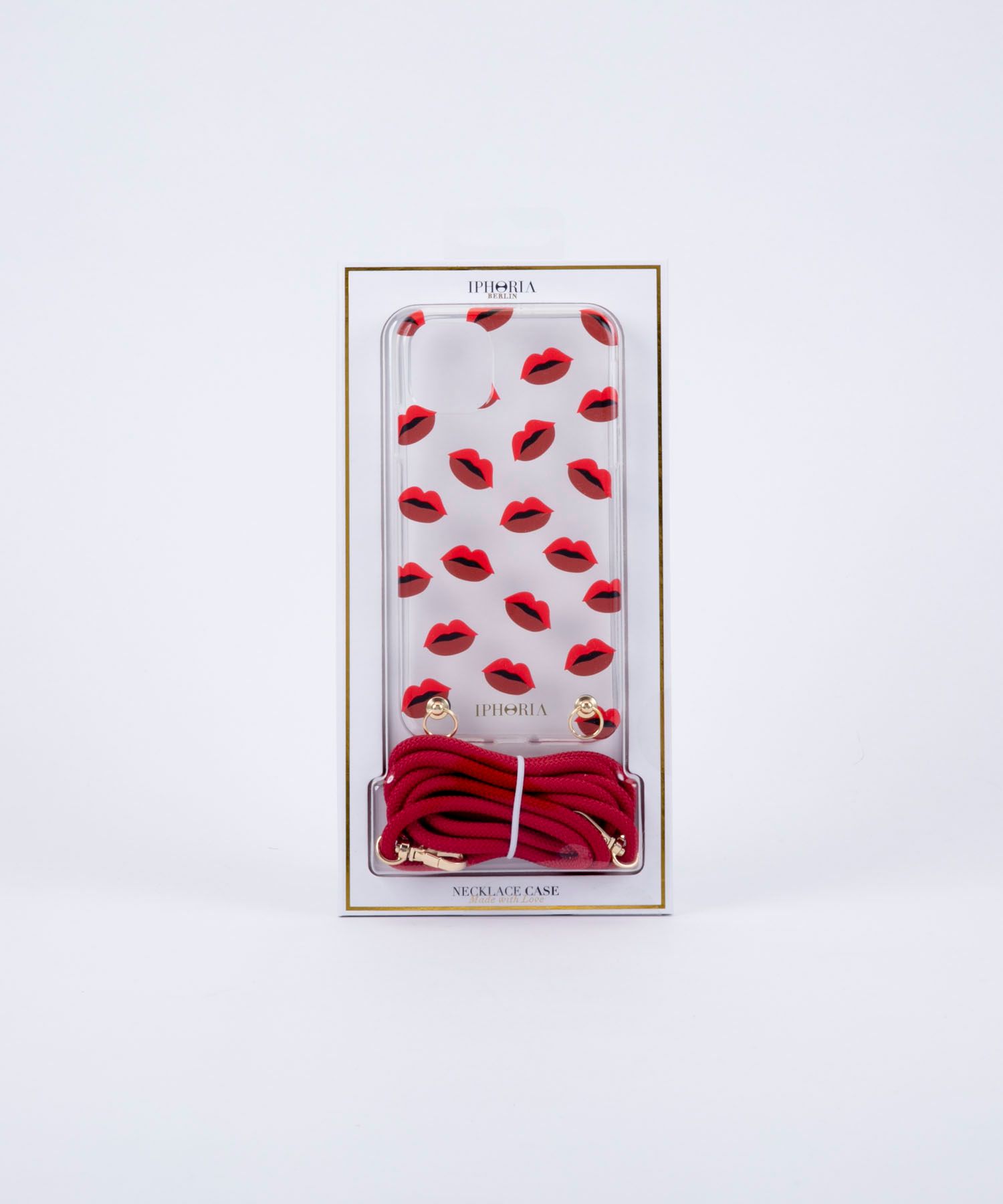 Necklace Case for Apple iPhone 11 - Transparent Lips
