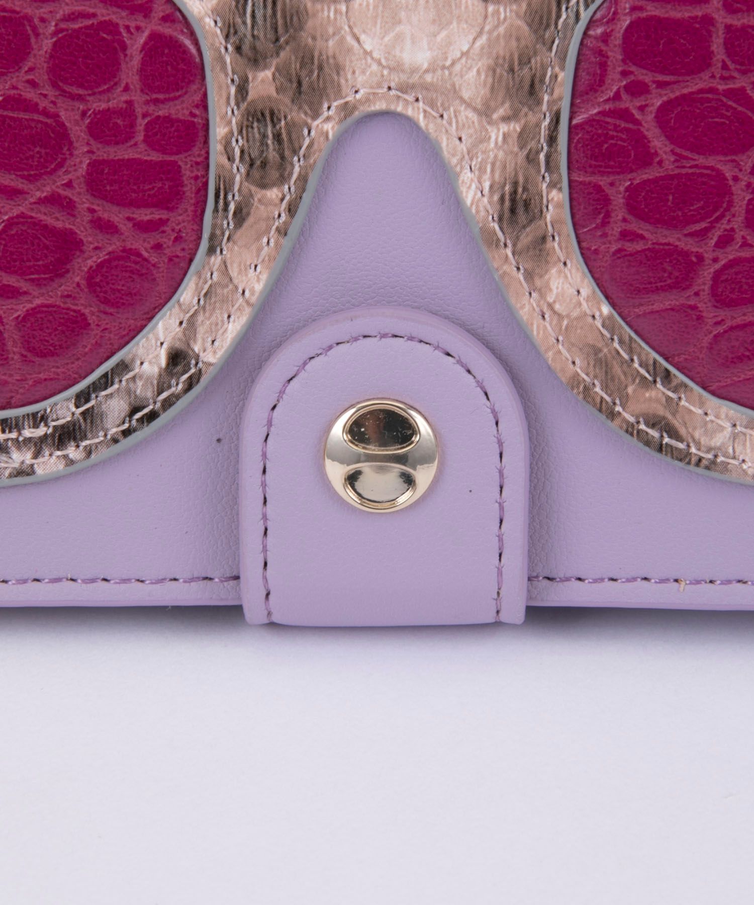 Glasses Case with Bag Holder - lilac & Snake Glasses