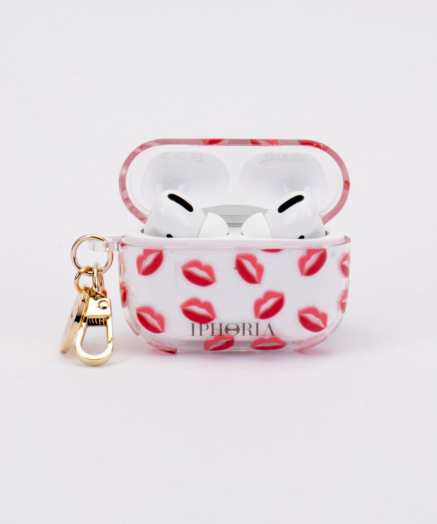 Key Chain Airpods Pro Case - Lips Print