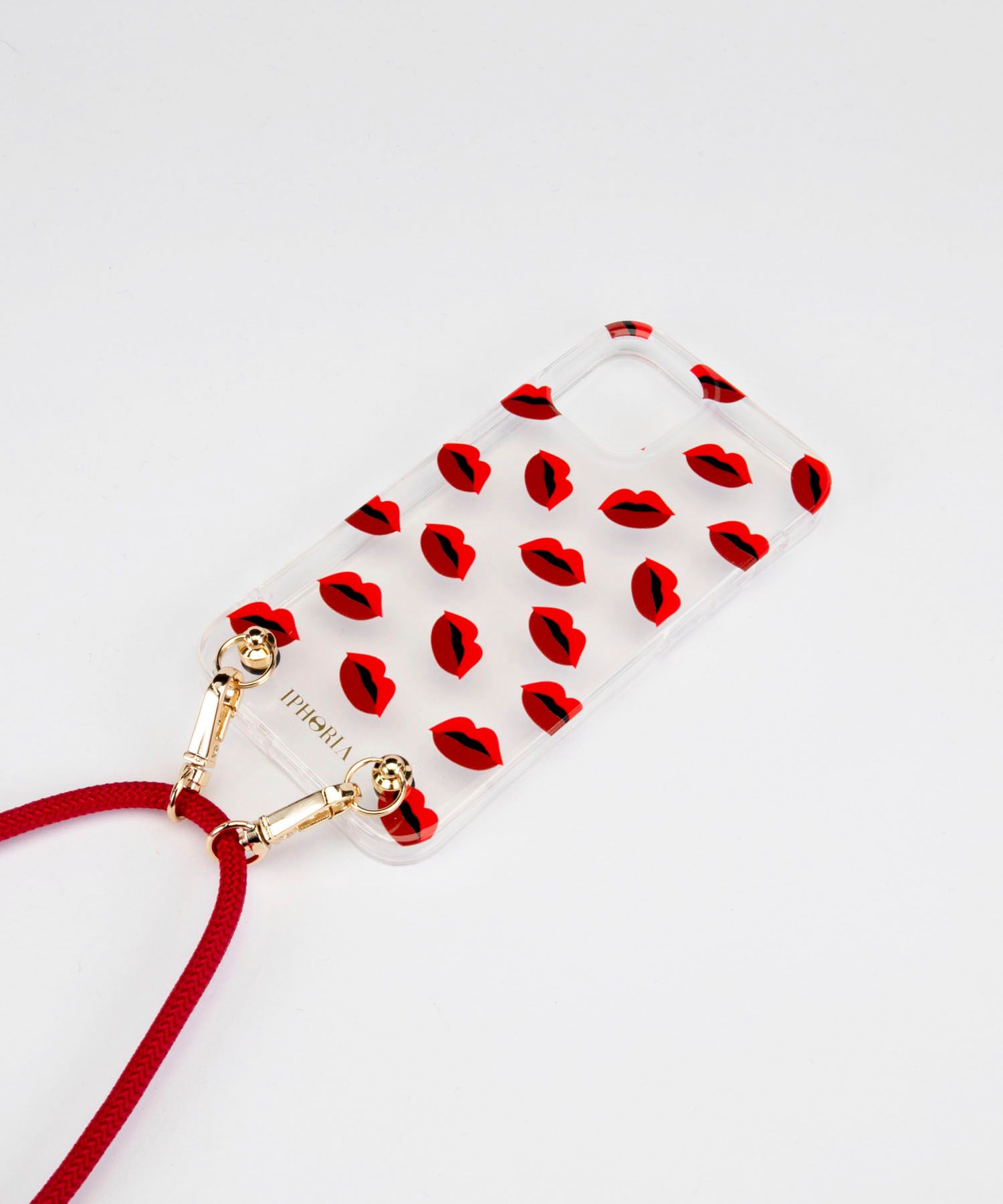 Necklace Case for Apple iPhone 12 mini - Transparent Lips