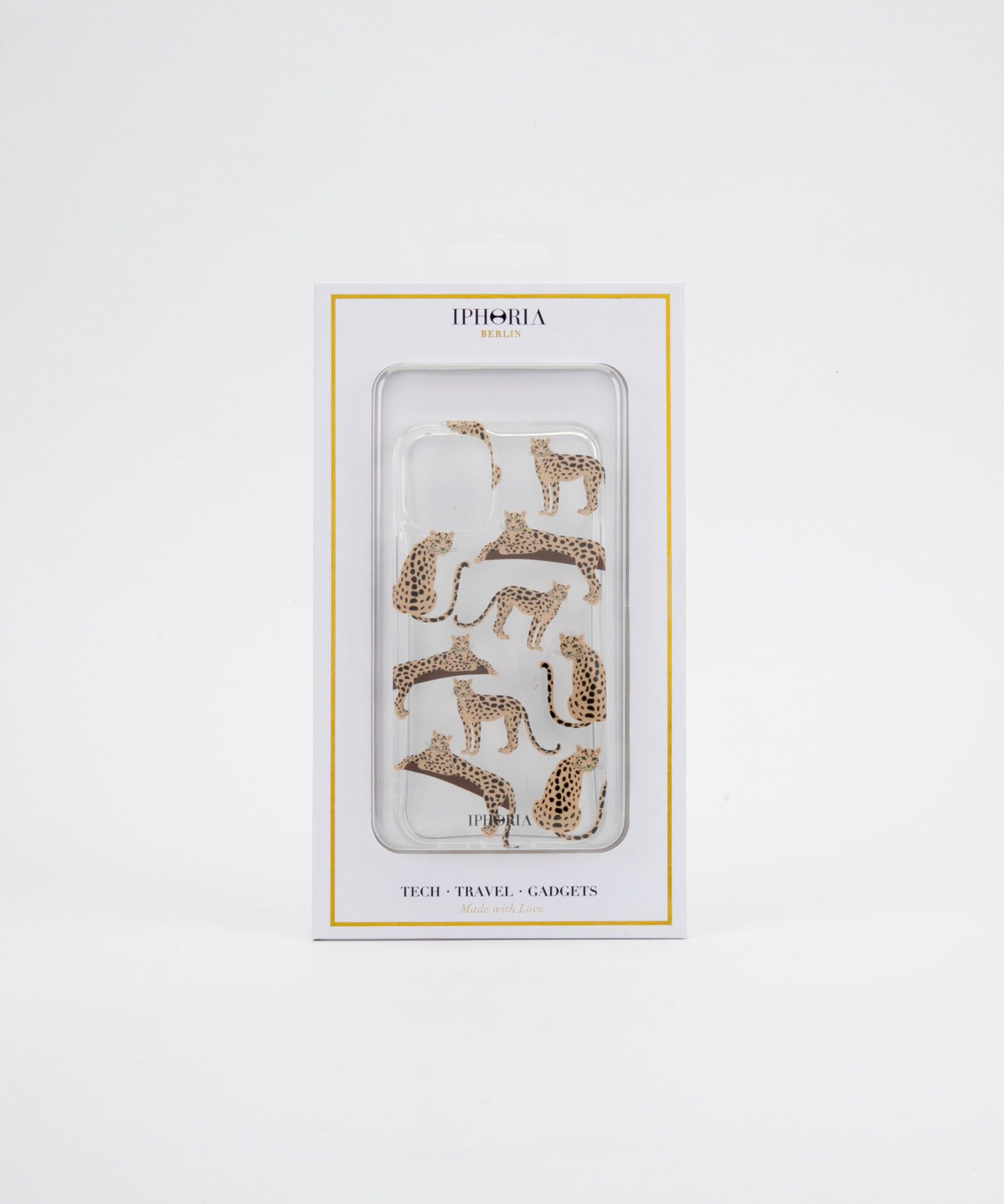 Case for Apple iPhone 12 mini - Transparent Leopard Mosaic
