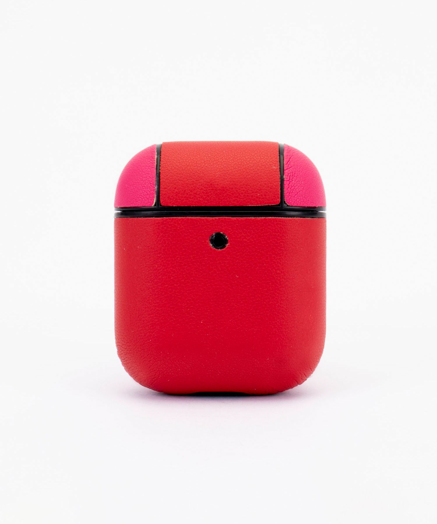 Key Chain Airpods Case - Red & Pink