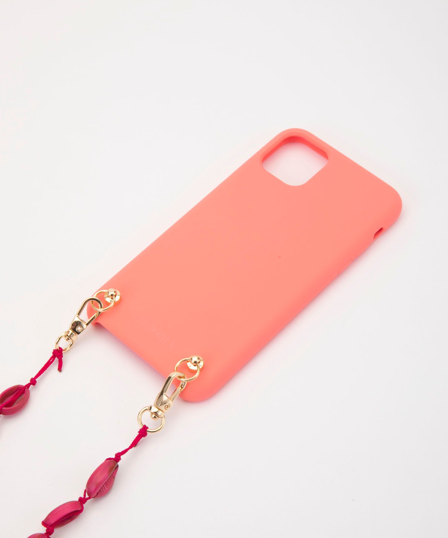 Soft Touch Necklace Case for Apple iPhone 11 ProMax- Coral Seashells
