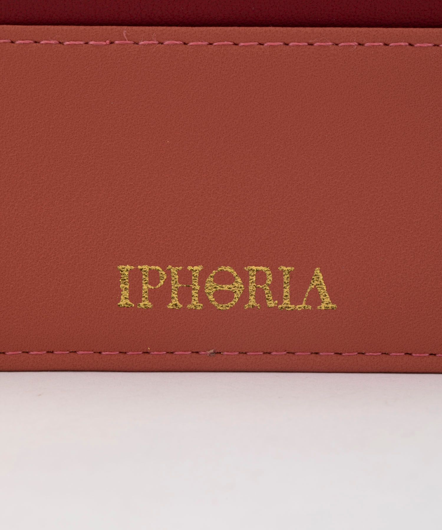 Key Chain Card Holder - Berry Red