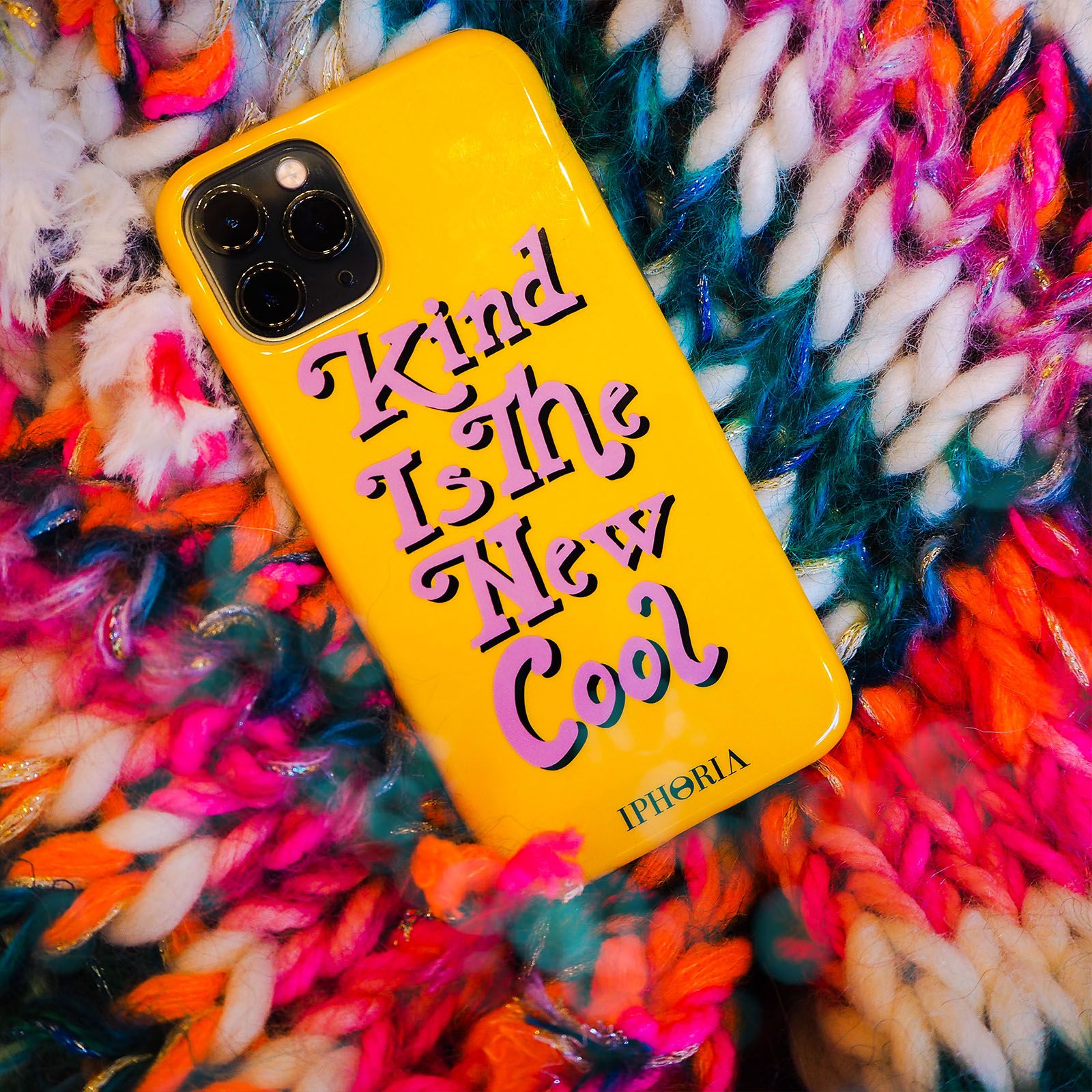 Case for Apple iPhone 12/12 Pro - Kind is the new Cool Yellow