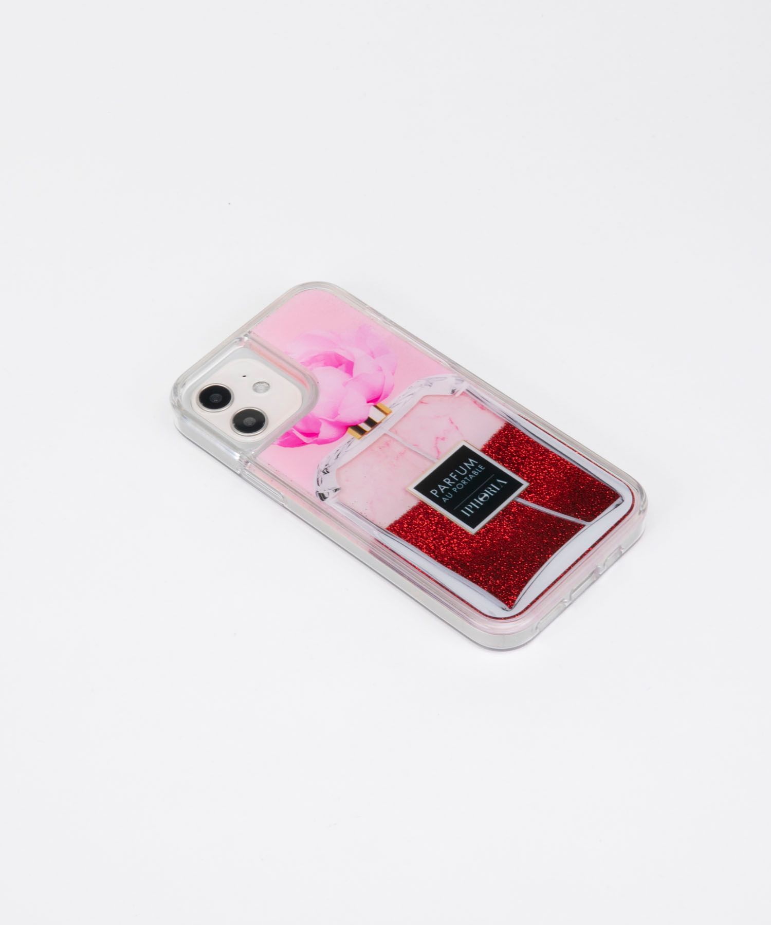 Liquid Case for Apple iPhone 12/12 Pro - Parfume Flower nude - pink