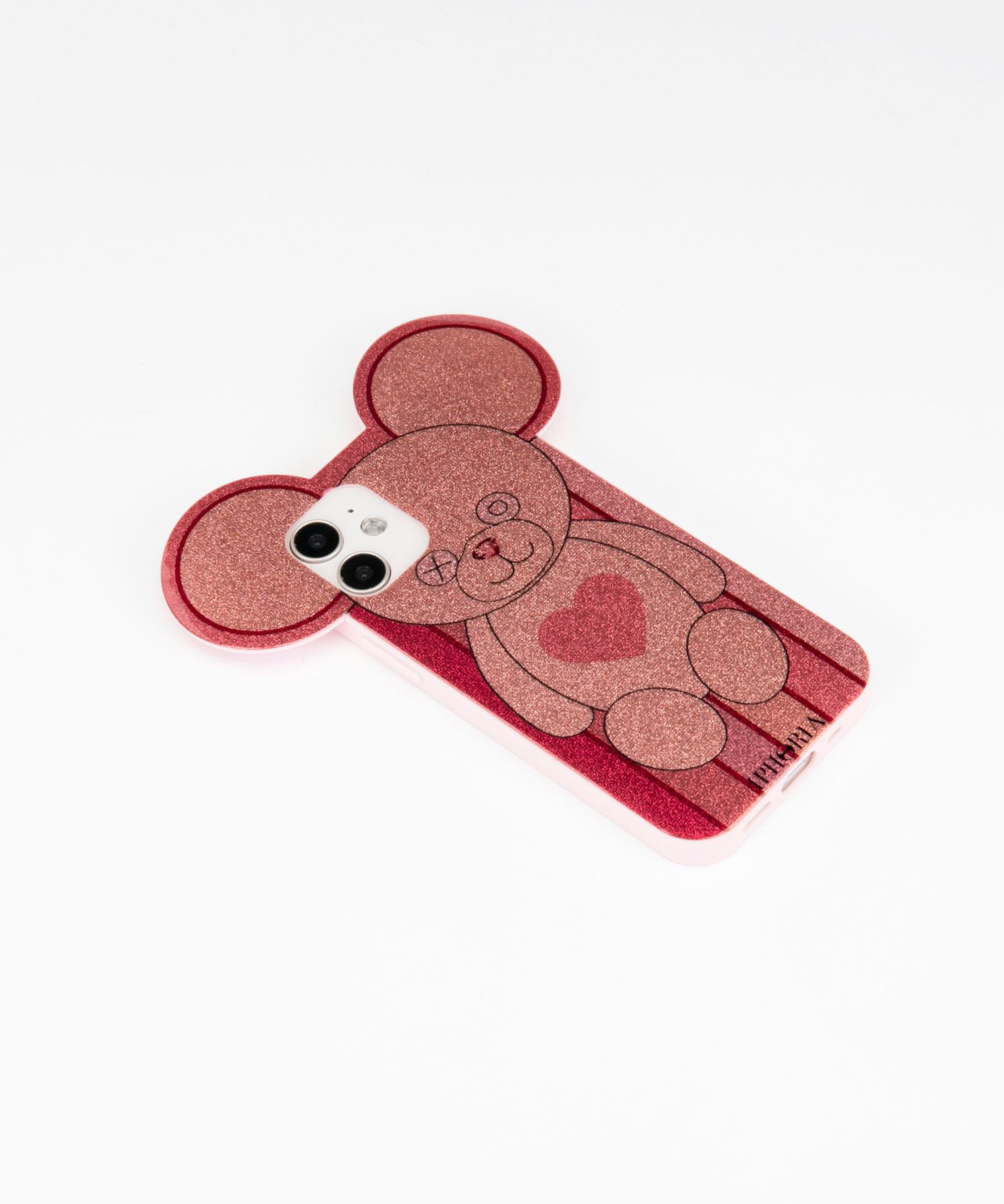 Case for Apple iPhone 12/12 Pro - Teddy Golden Stripes with Heart