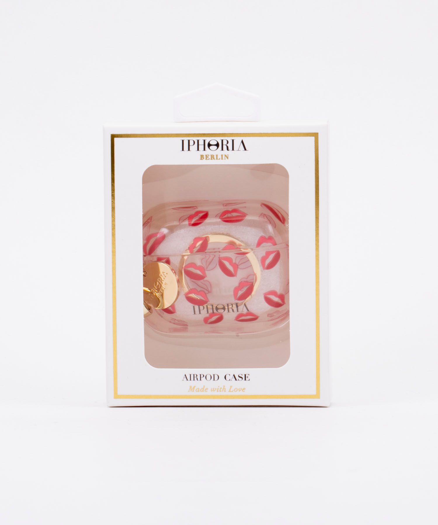 Key Chain Airpods Pro Case - Lips Print