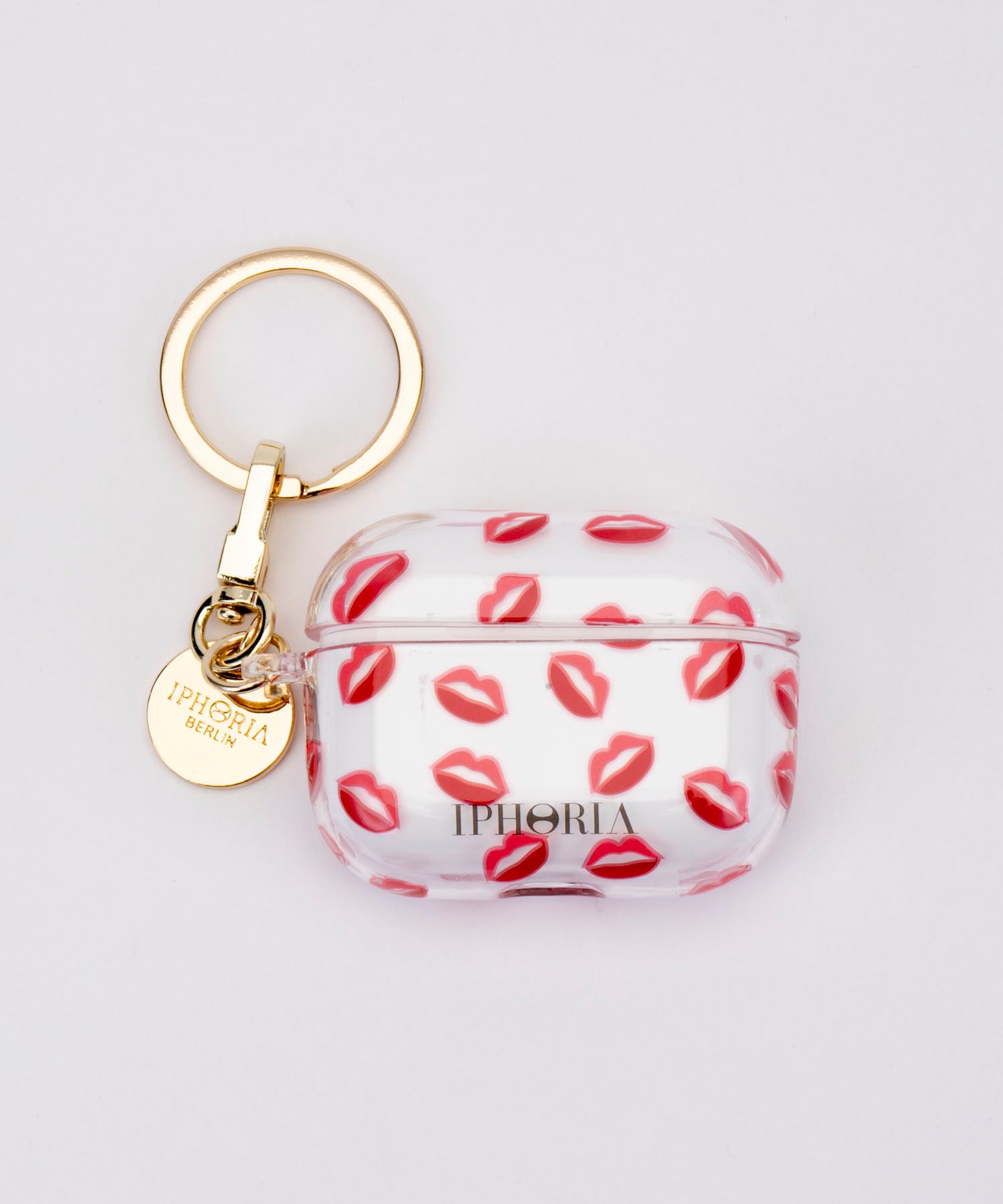 Key Chain Airpods Pro Case - Lips Print