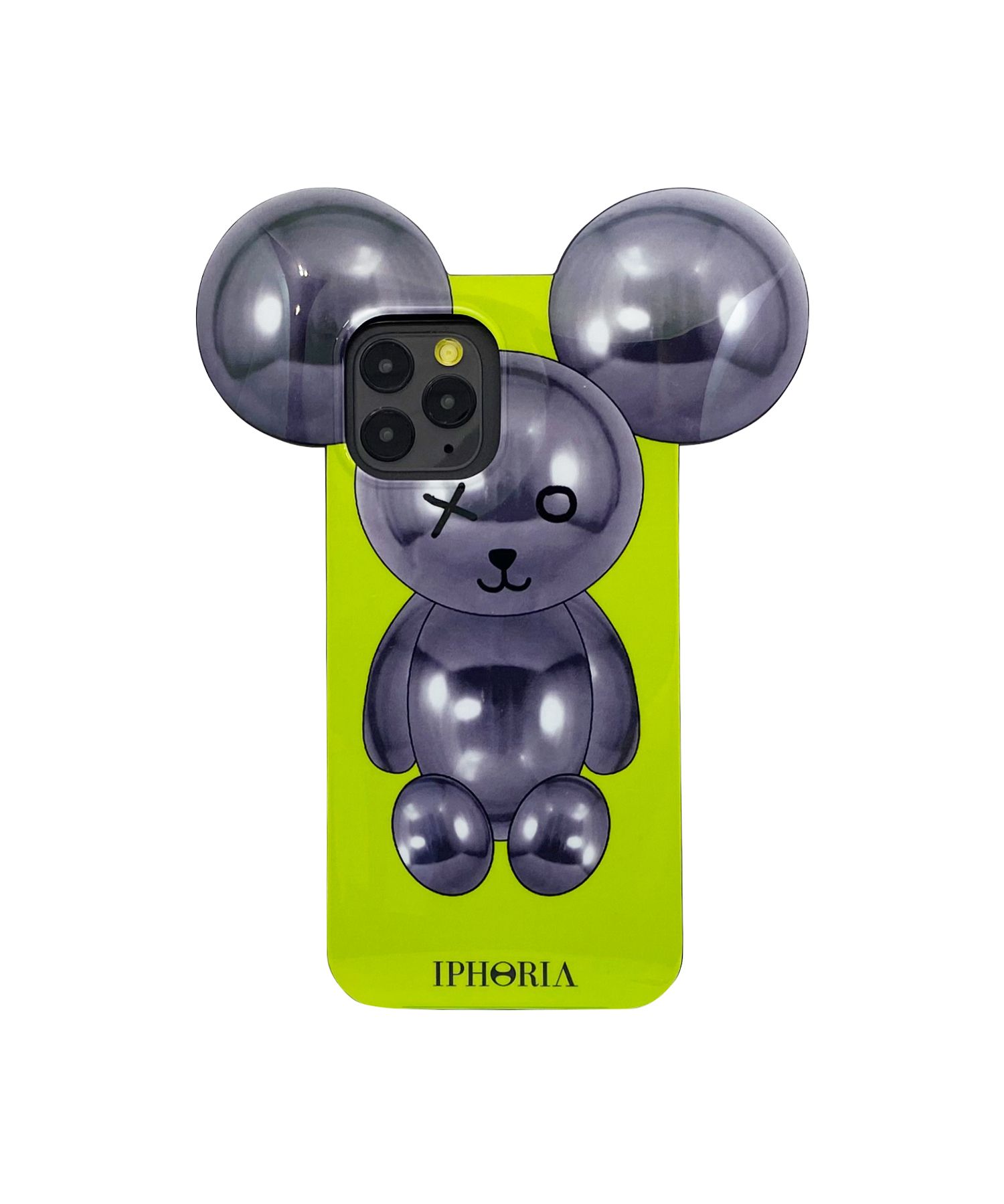 Case for Apple iPhone 12/12 Pro - Teddy Metallic Neon Yellow