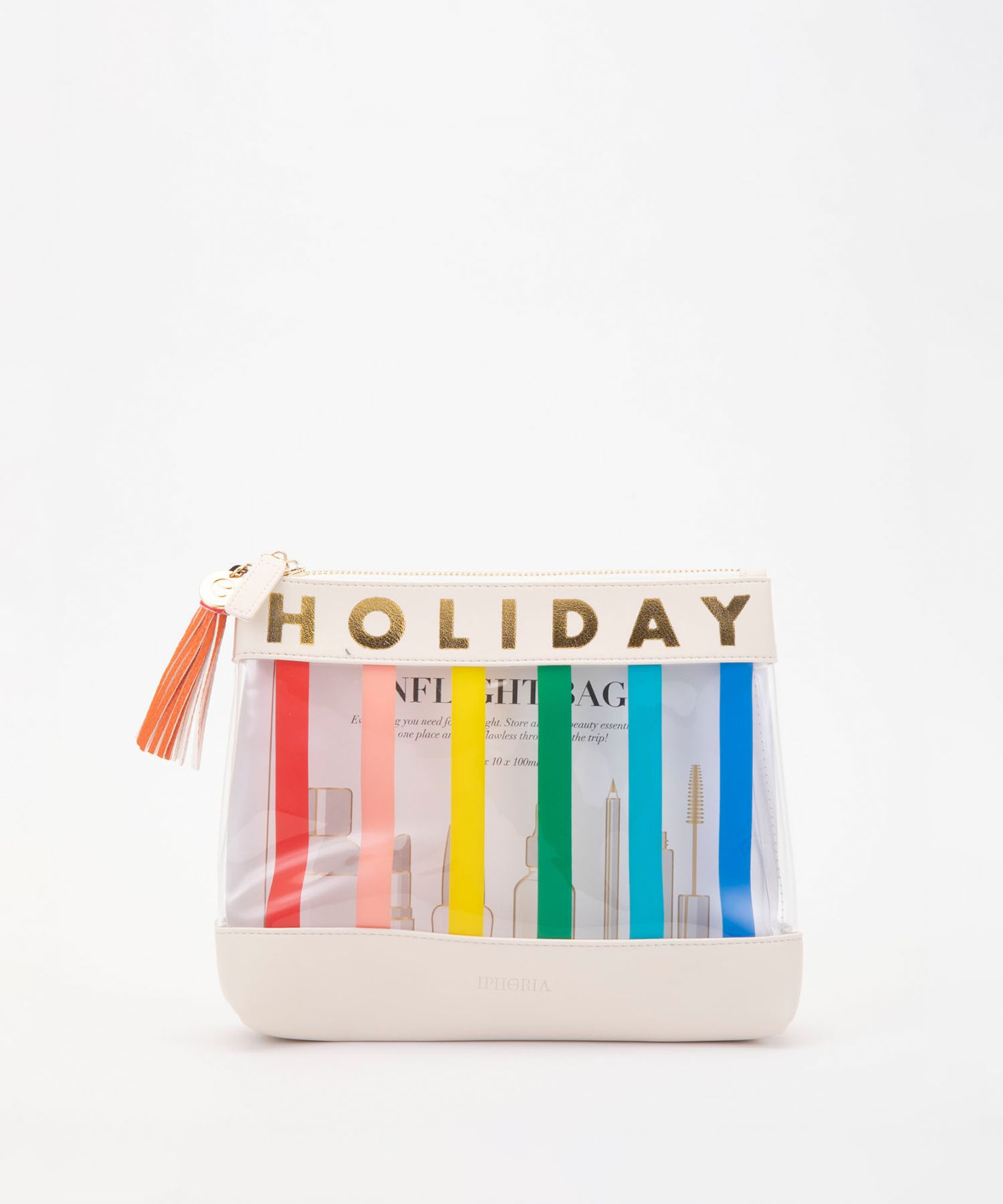 Inflight Bag - White Stripes Holiday