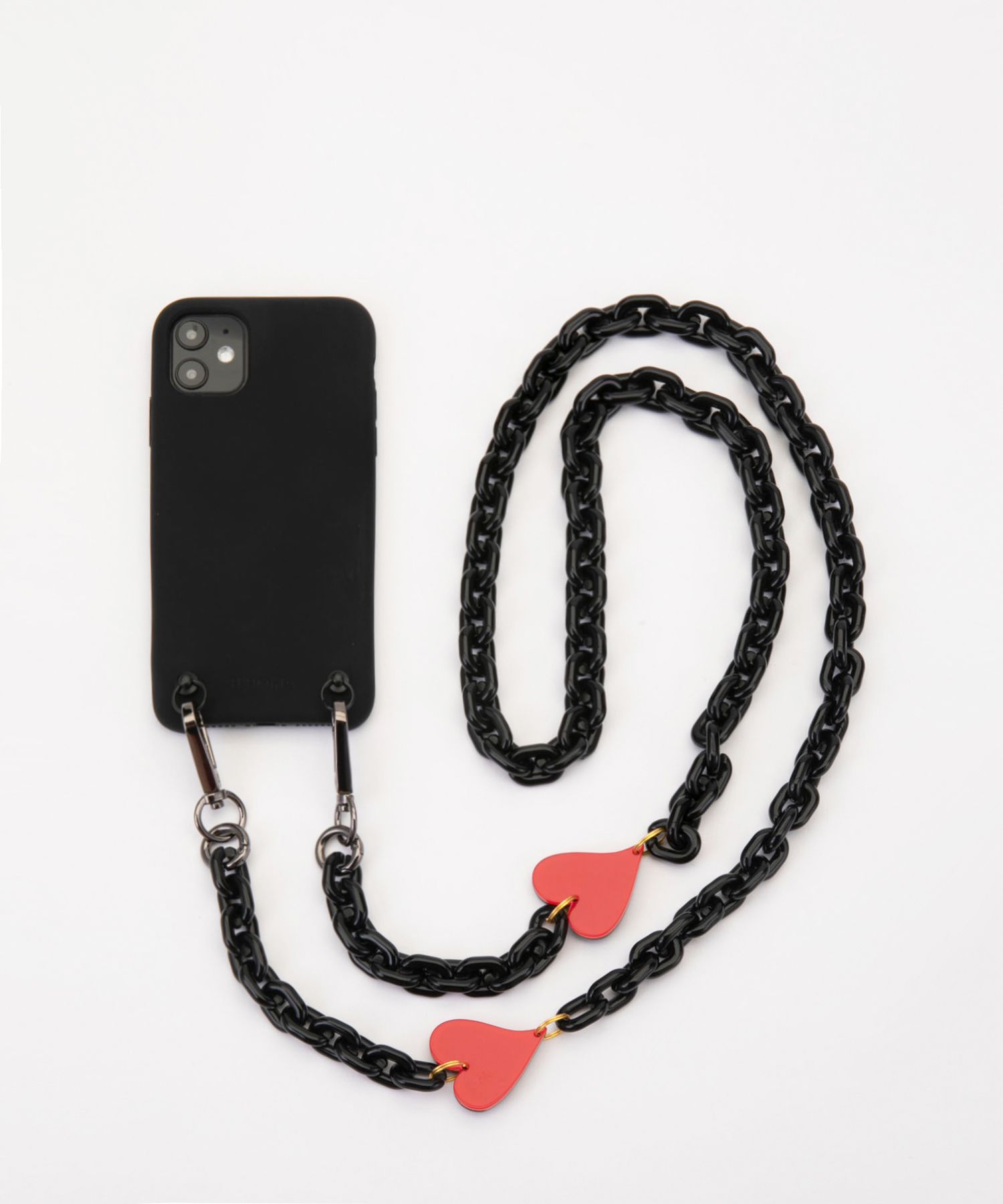 Soft Touch Necklace Case for Apple iPhone 11 - extraordinary Black