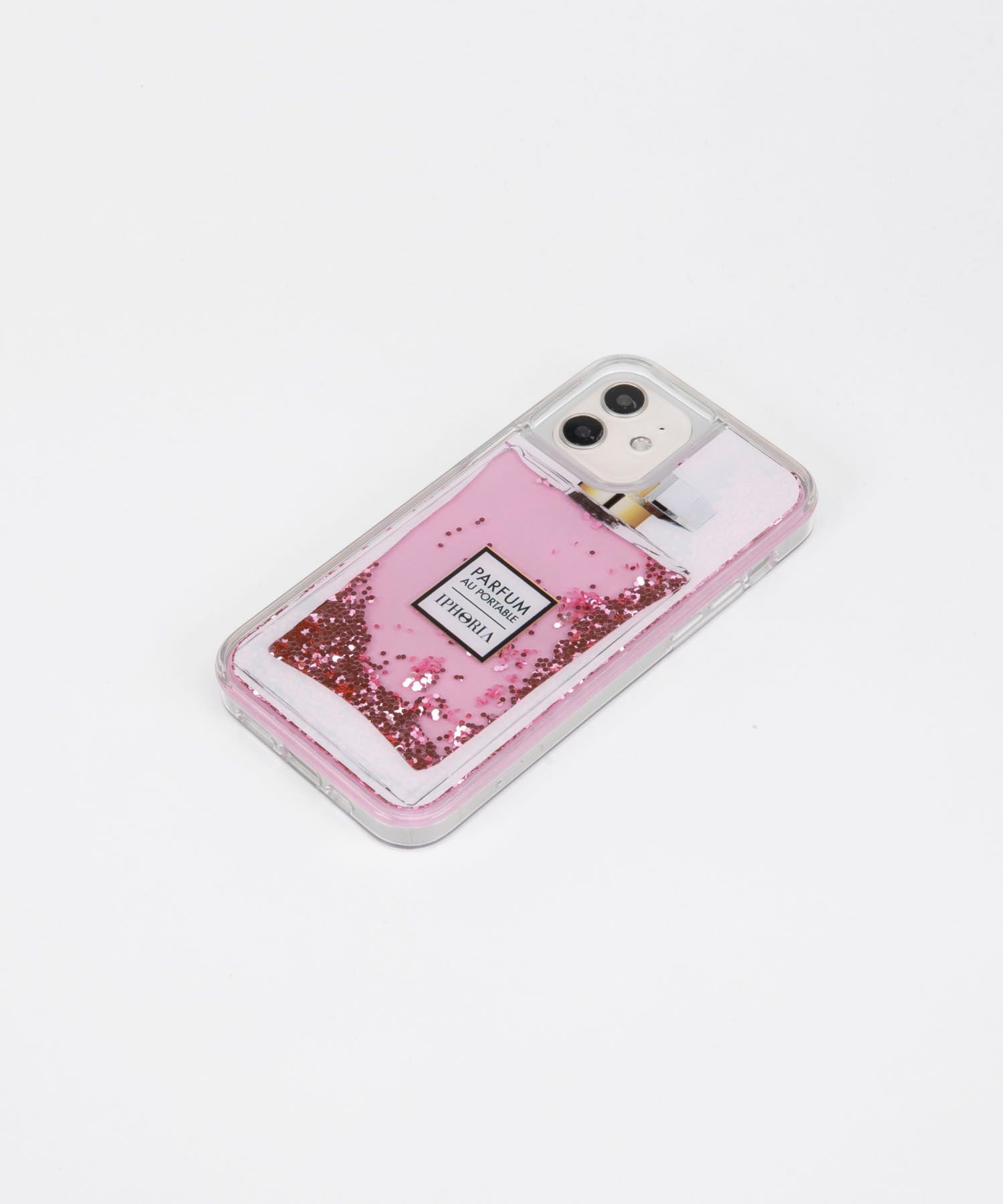 Liquid Case for Apple iPhone 12/12 Pro - Parfume au Portable Red Glitter