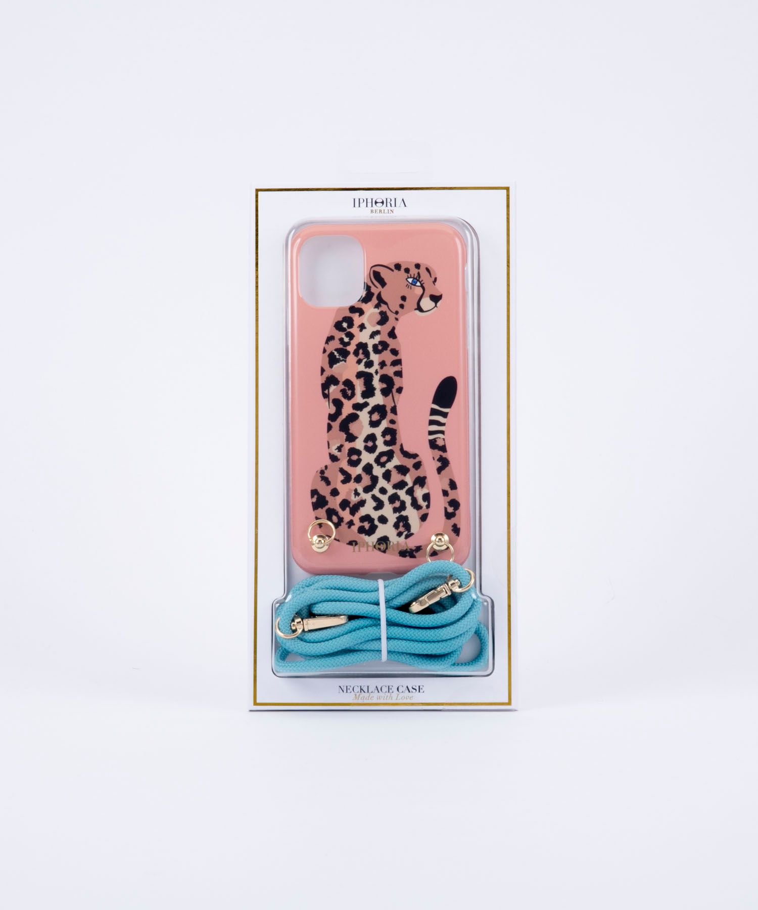 Necklace Case for Apple iPhone 11 - Leopard Lady Nude