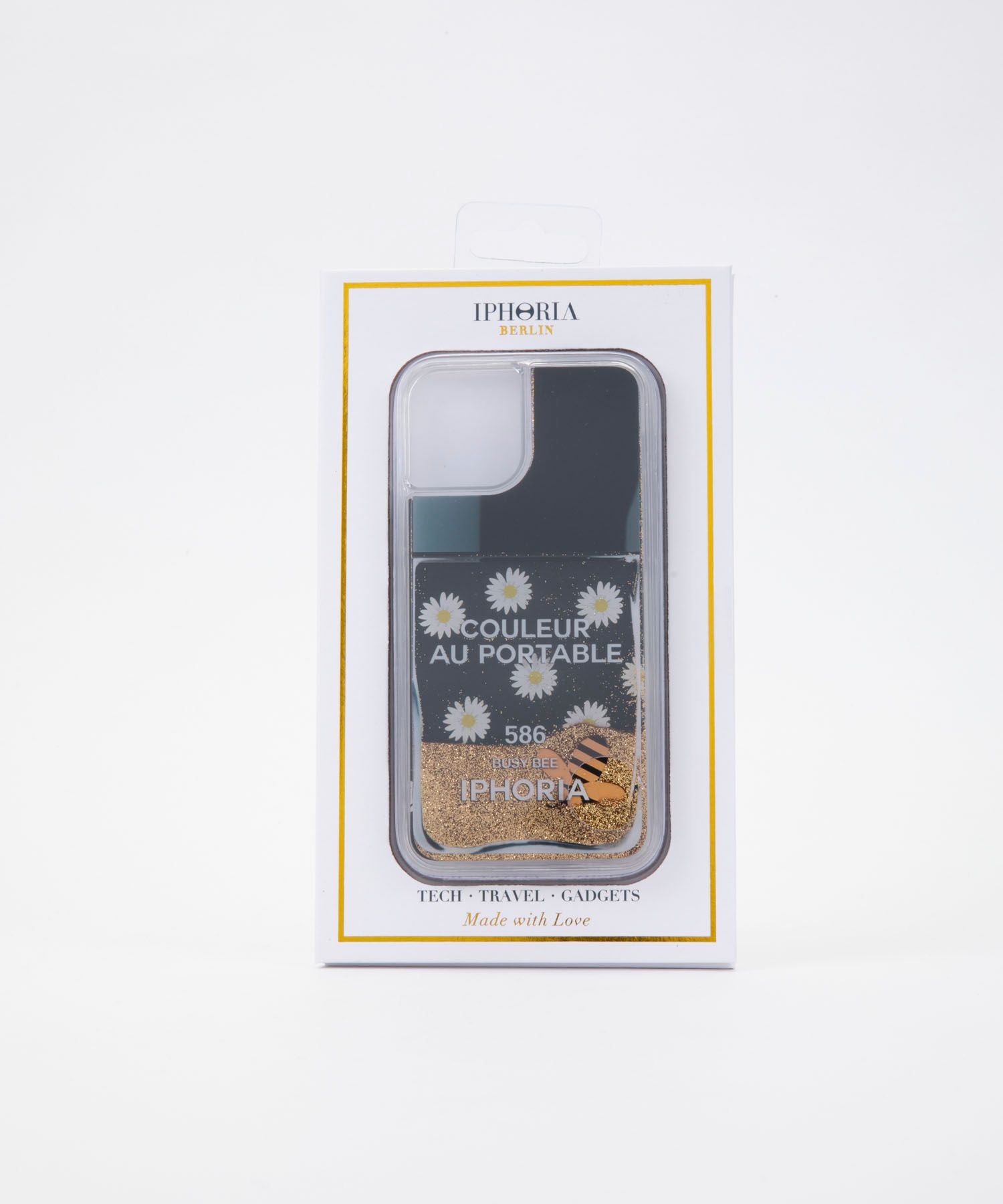 Liquid Case for Apple iPhone 11 Pro - Nailpolish Coleur Au Portable Black Daisy