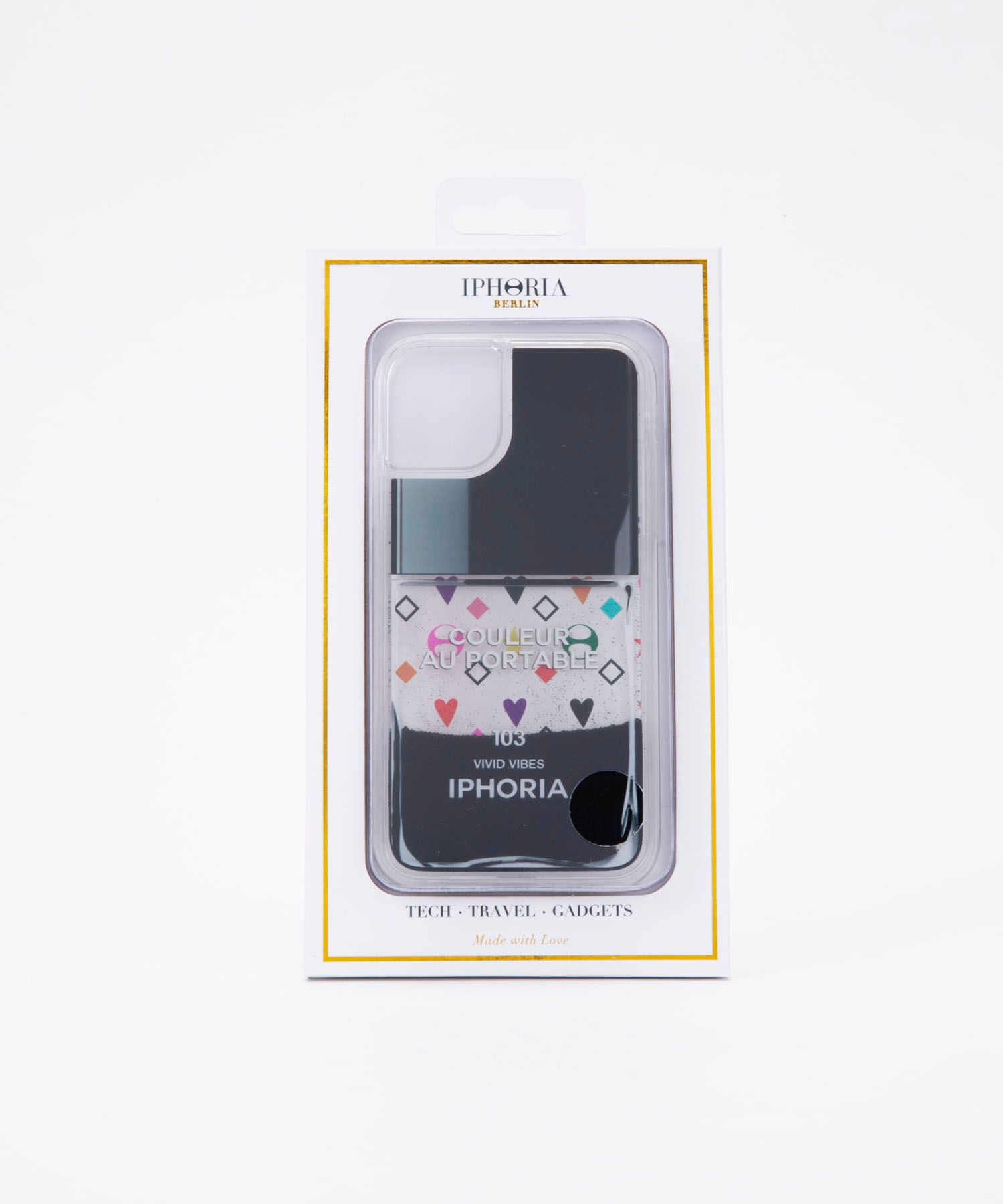 Liquid Case for Apple iPhone 11 - Nailpolish White colorful pattern