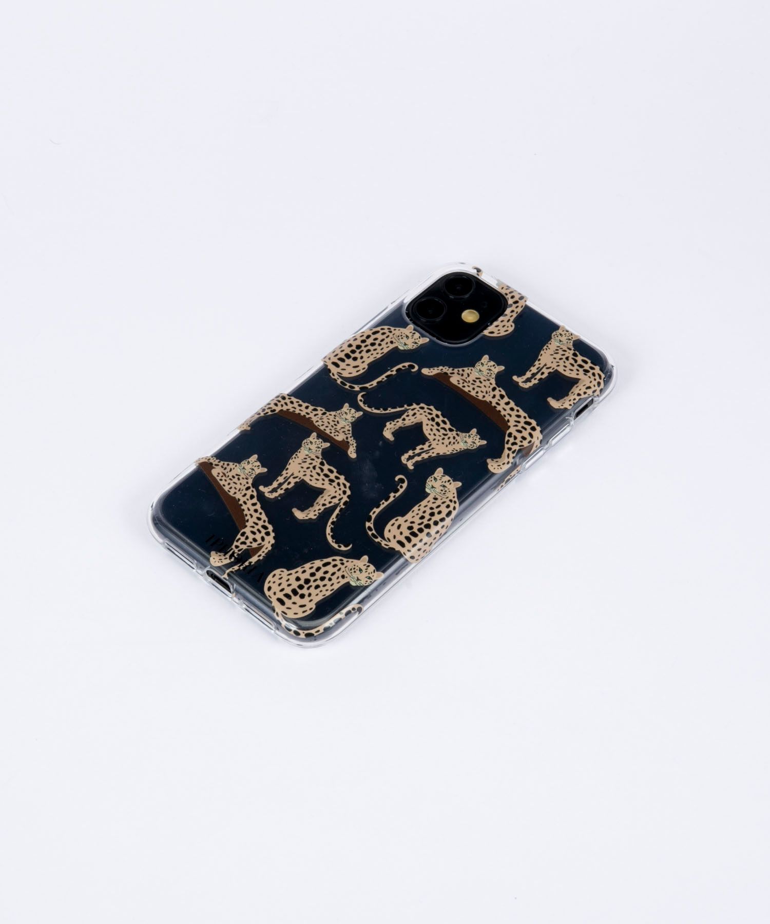Case for Apple iPhone 11 - Transparent Leopard Mosaic